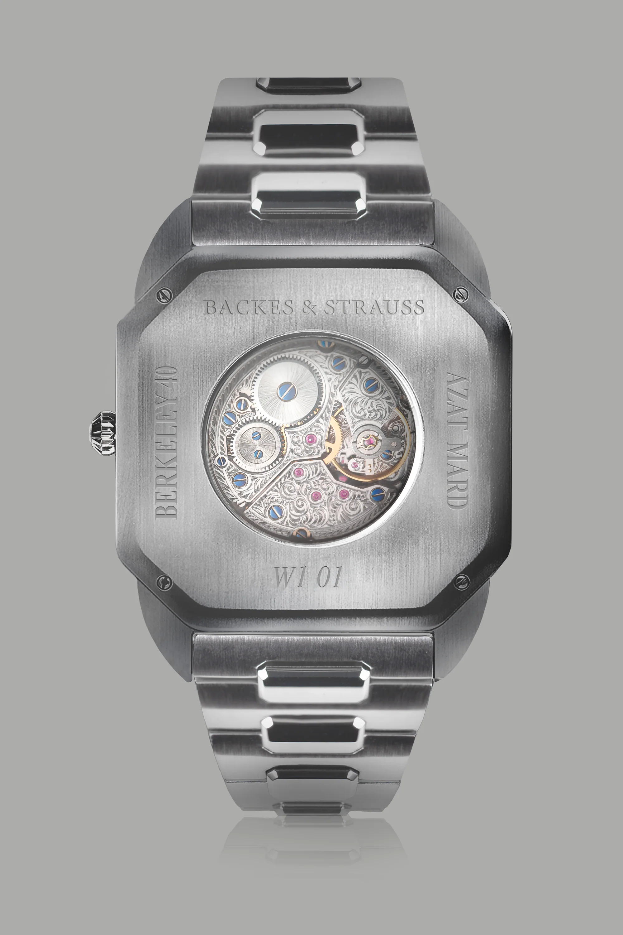 AZAT MARD X BACKES & STRAUSS THE W1 STAINLESS STEEL WATCH - Image 4