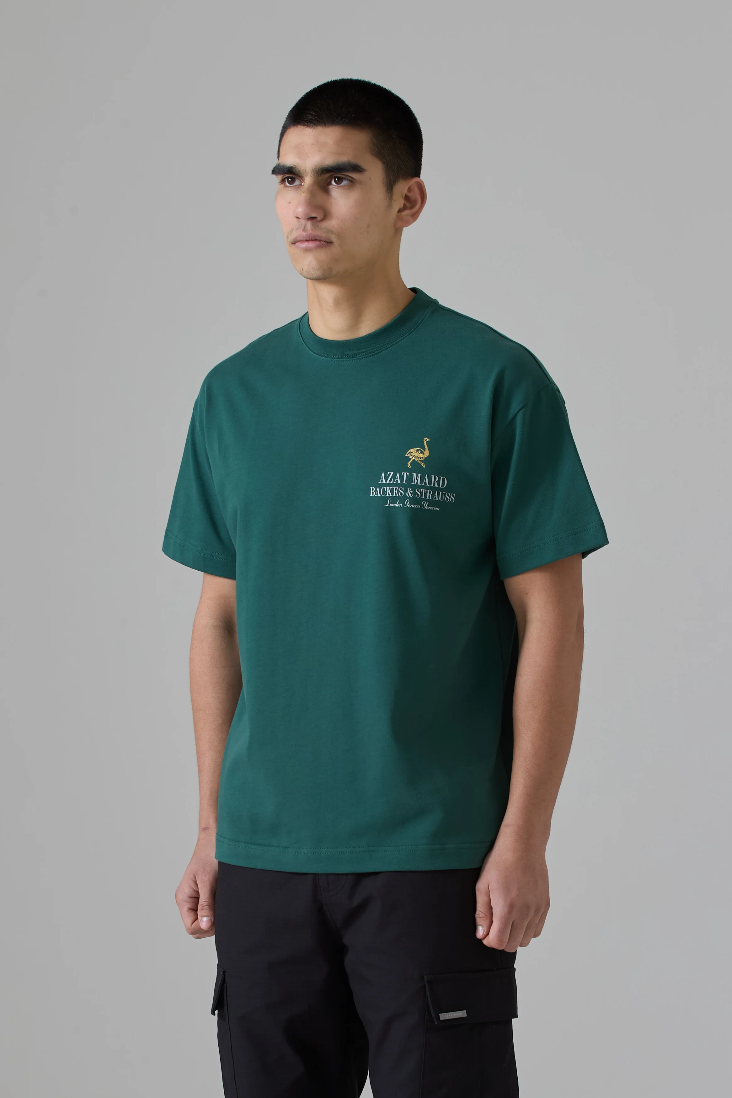 BACKES & STRAUSS GREEN T-SHIRT - Image 5