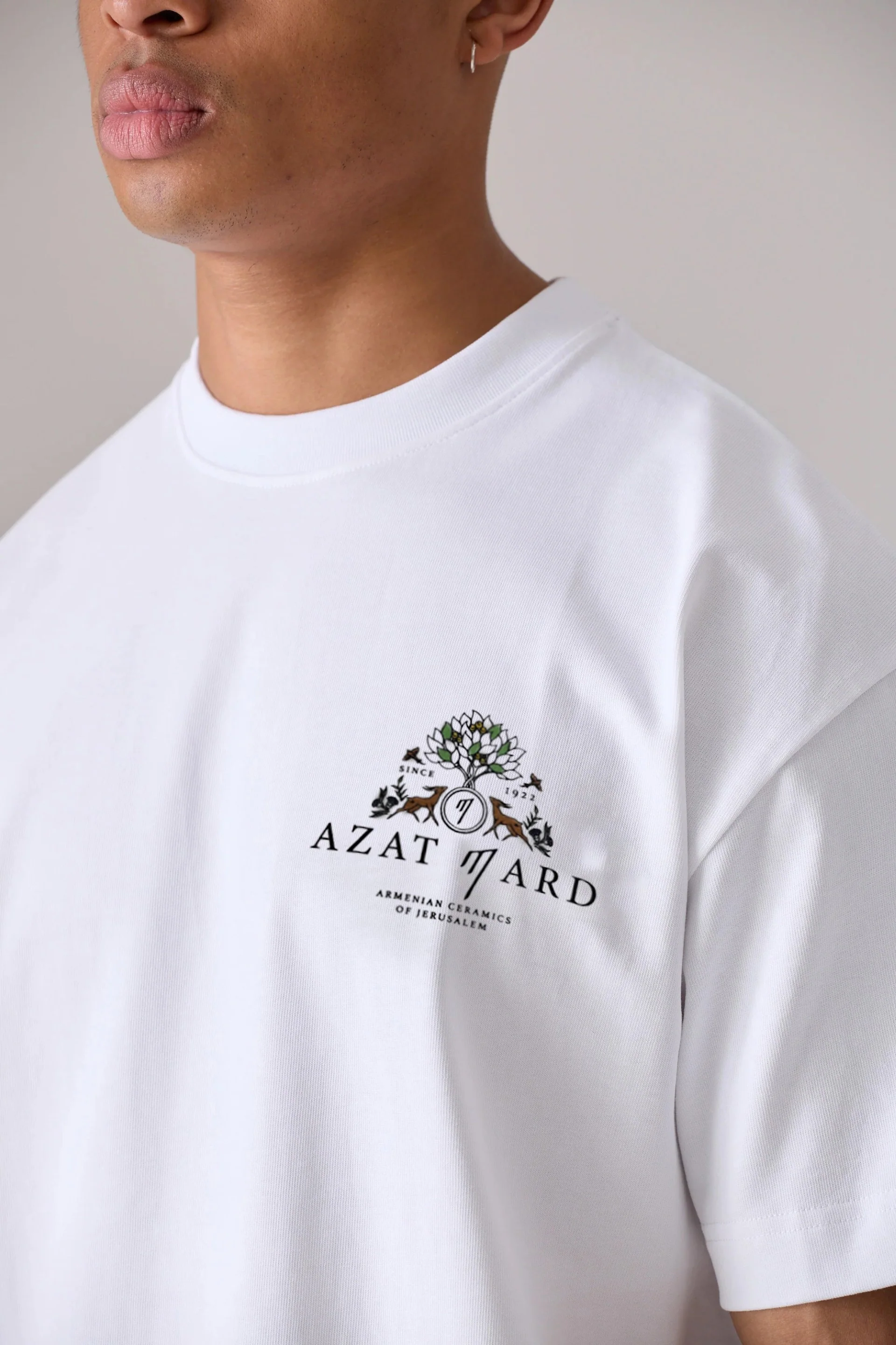 WHITE BALIAN ARMENIAN CERAMICS T-SHIRT - Image 4