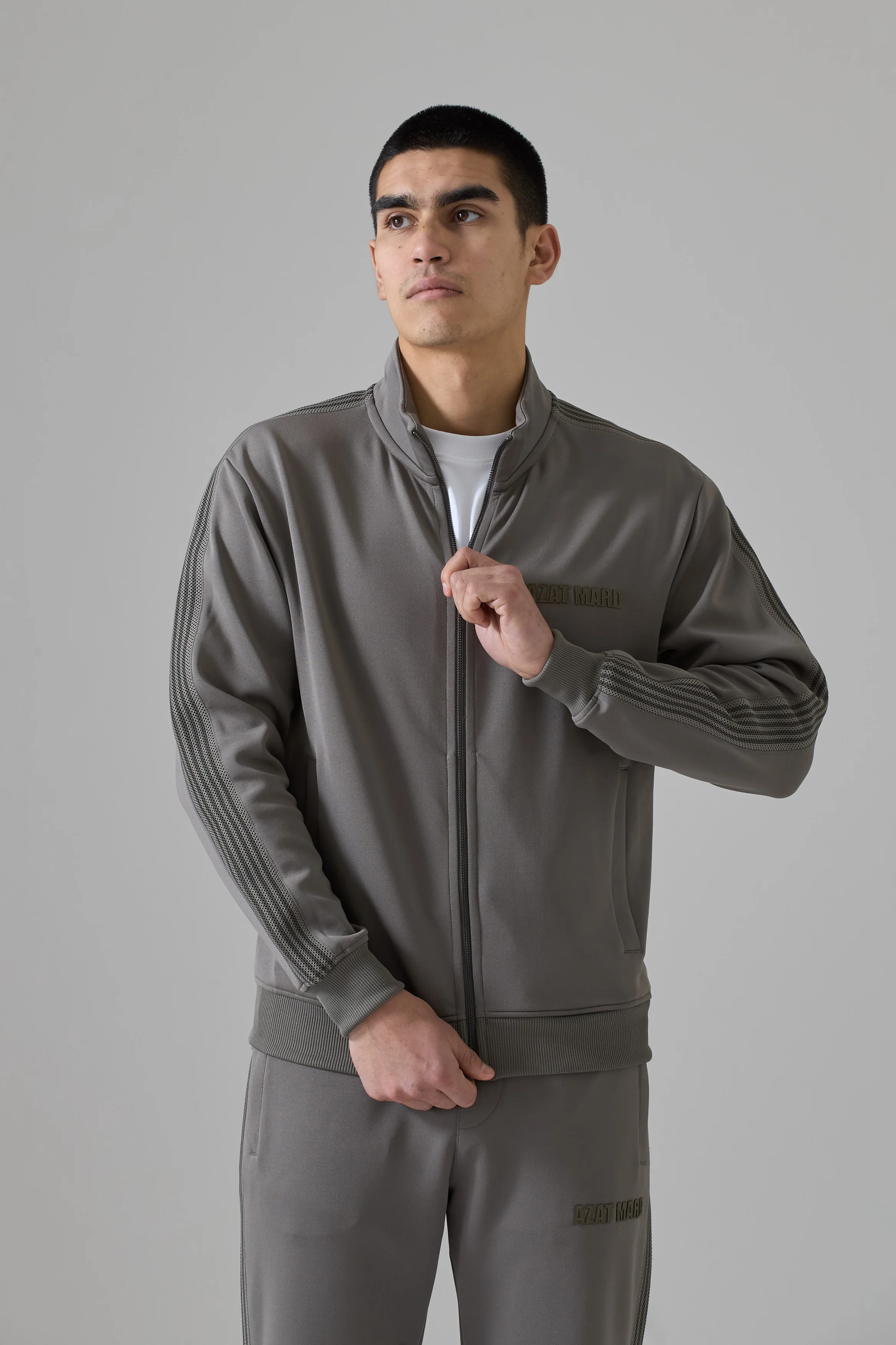 BEIGE TRACKSUIT JACKET - Image 2