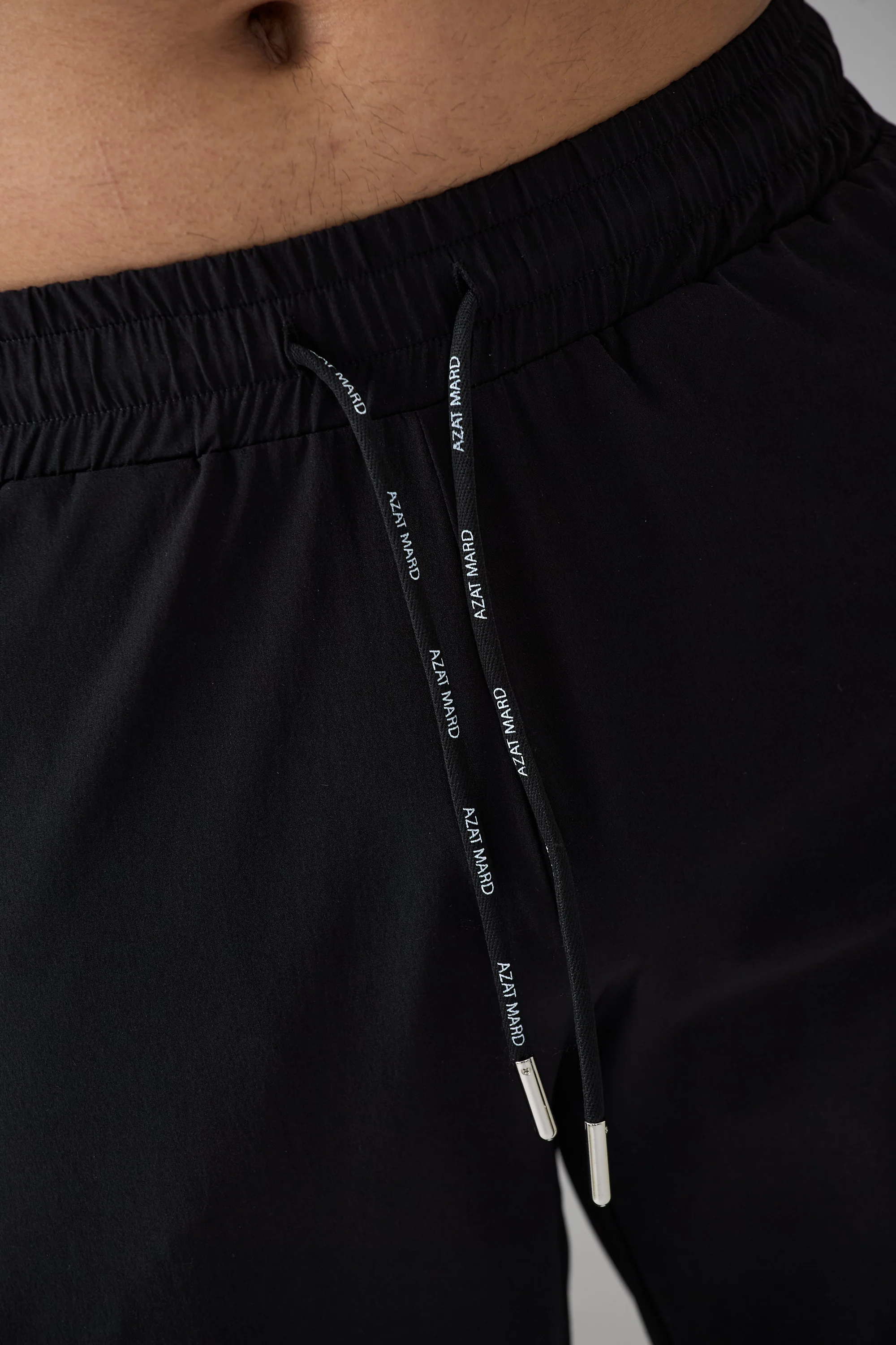 BLACK ACTIVEWEAR TRACK PANTS - Image 4
