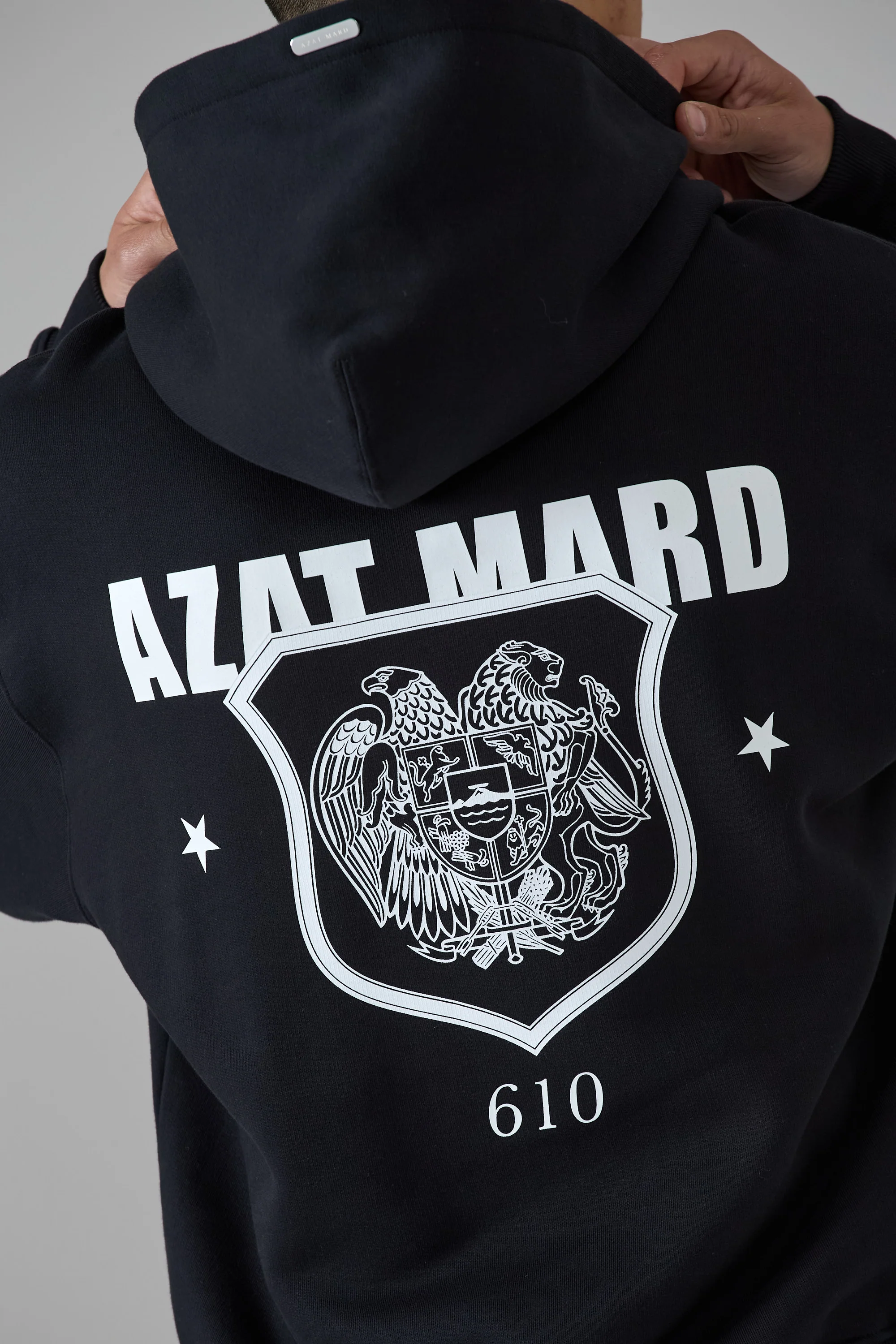 BLACK CREST HOODIE - Image 3