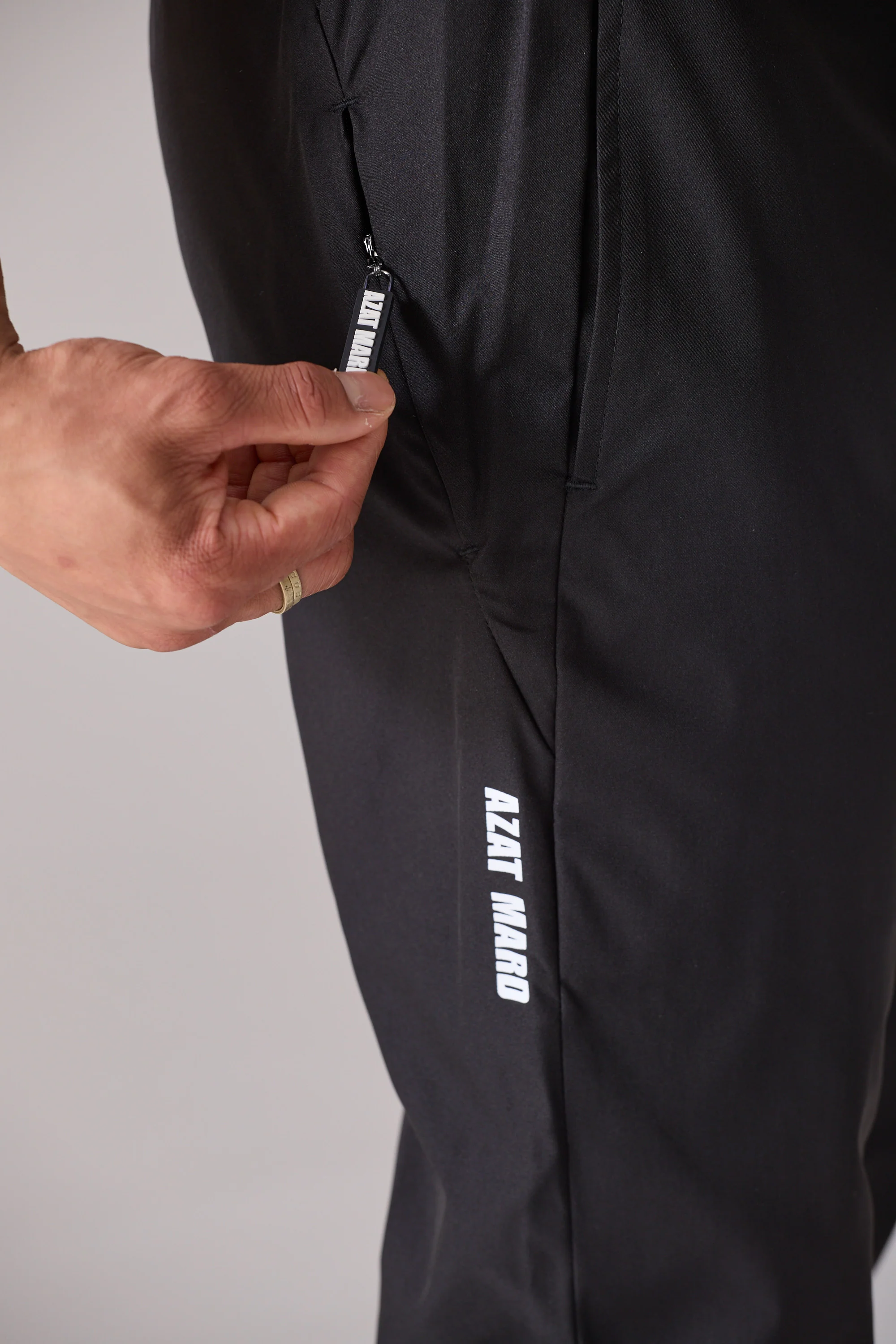 BLACK ACTIVEWEAR TAILORED TROUSERS - Image 4