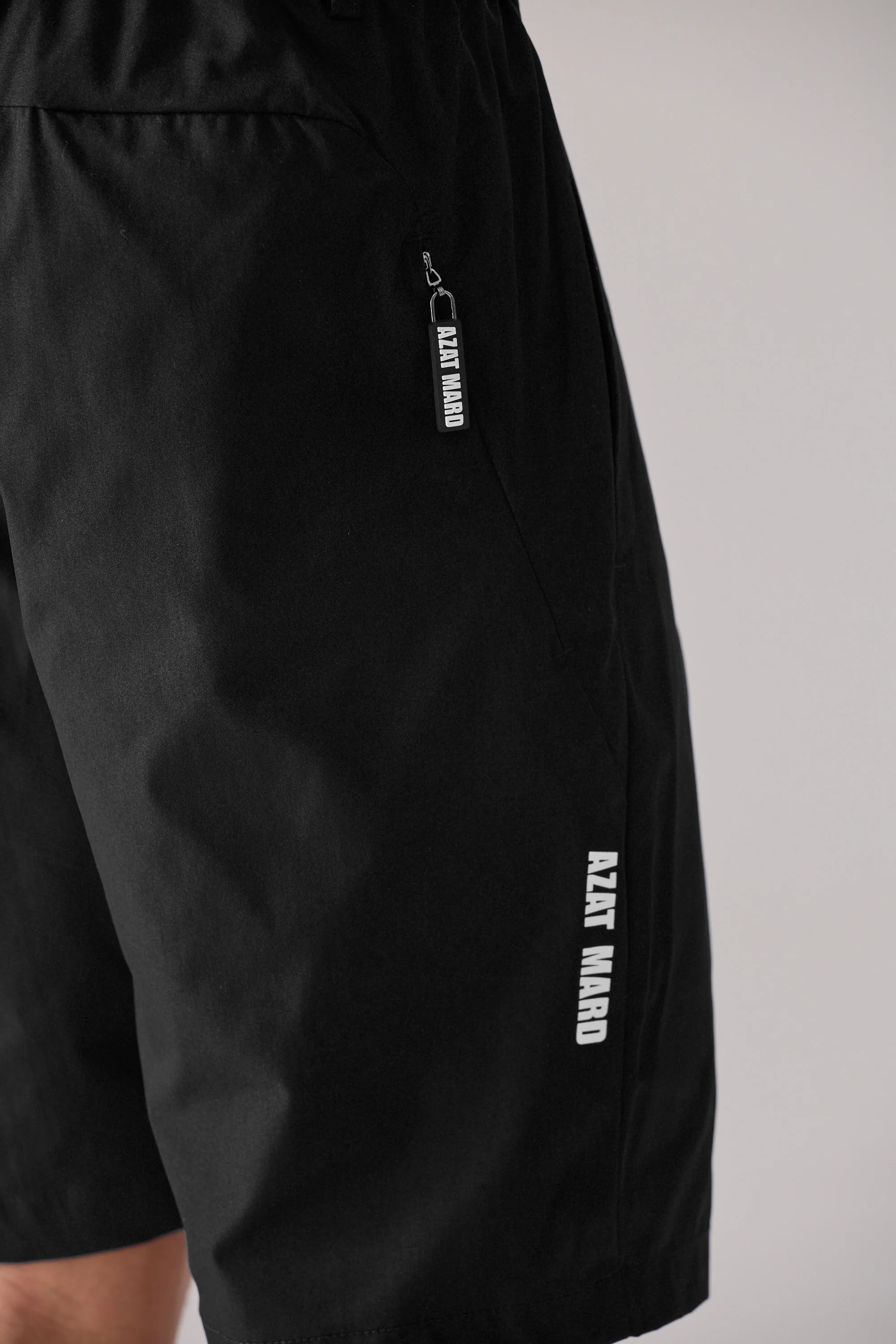 BLACK ACTIVEWEAR TAILORED SHORT - Image 2