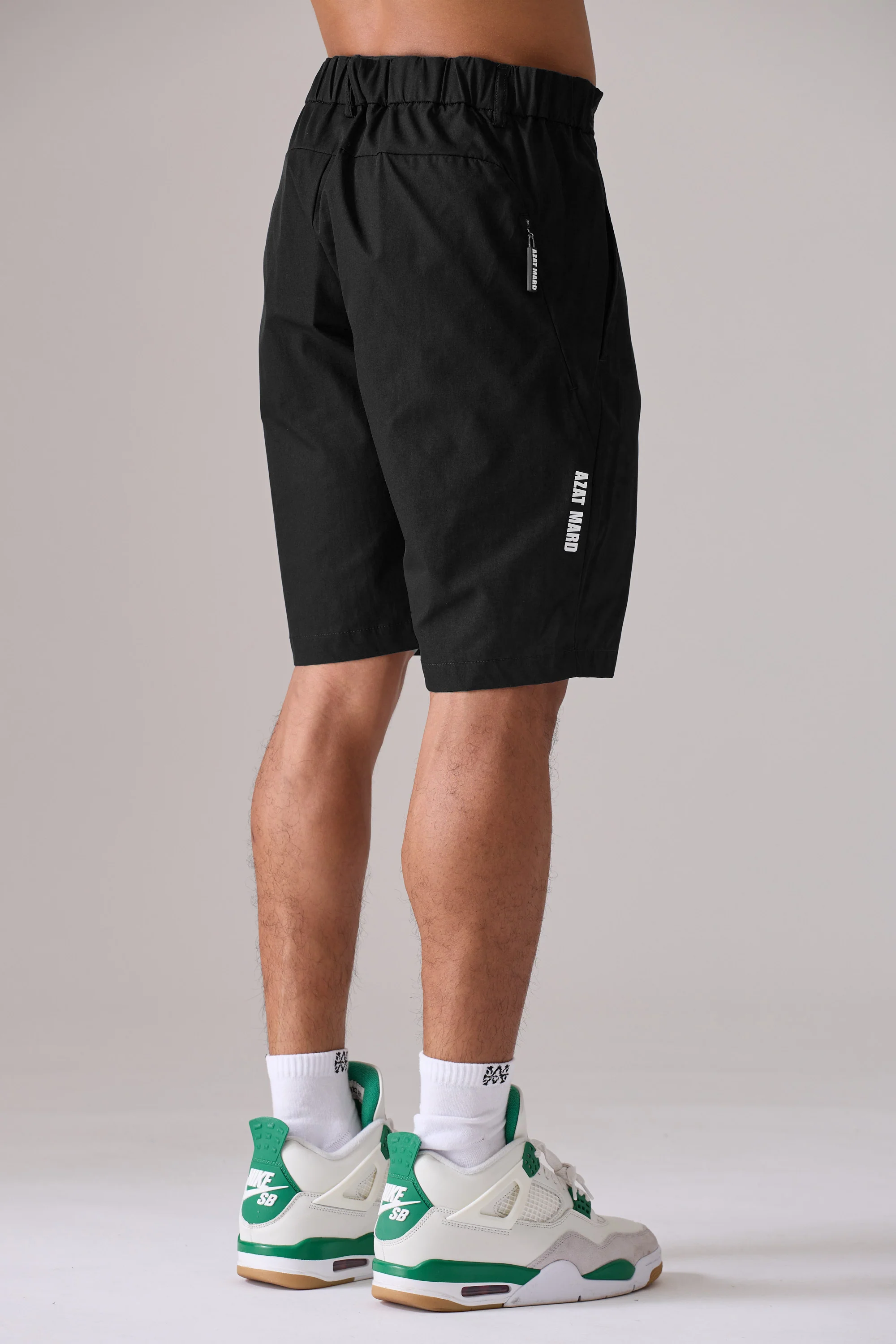 BLACK ACTIVEWEAR TAILORED SHORT - Image 4