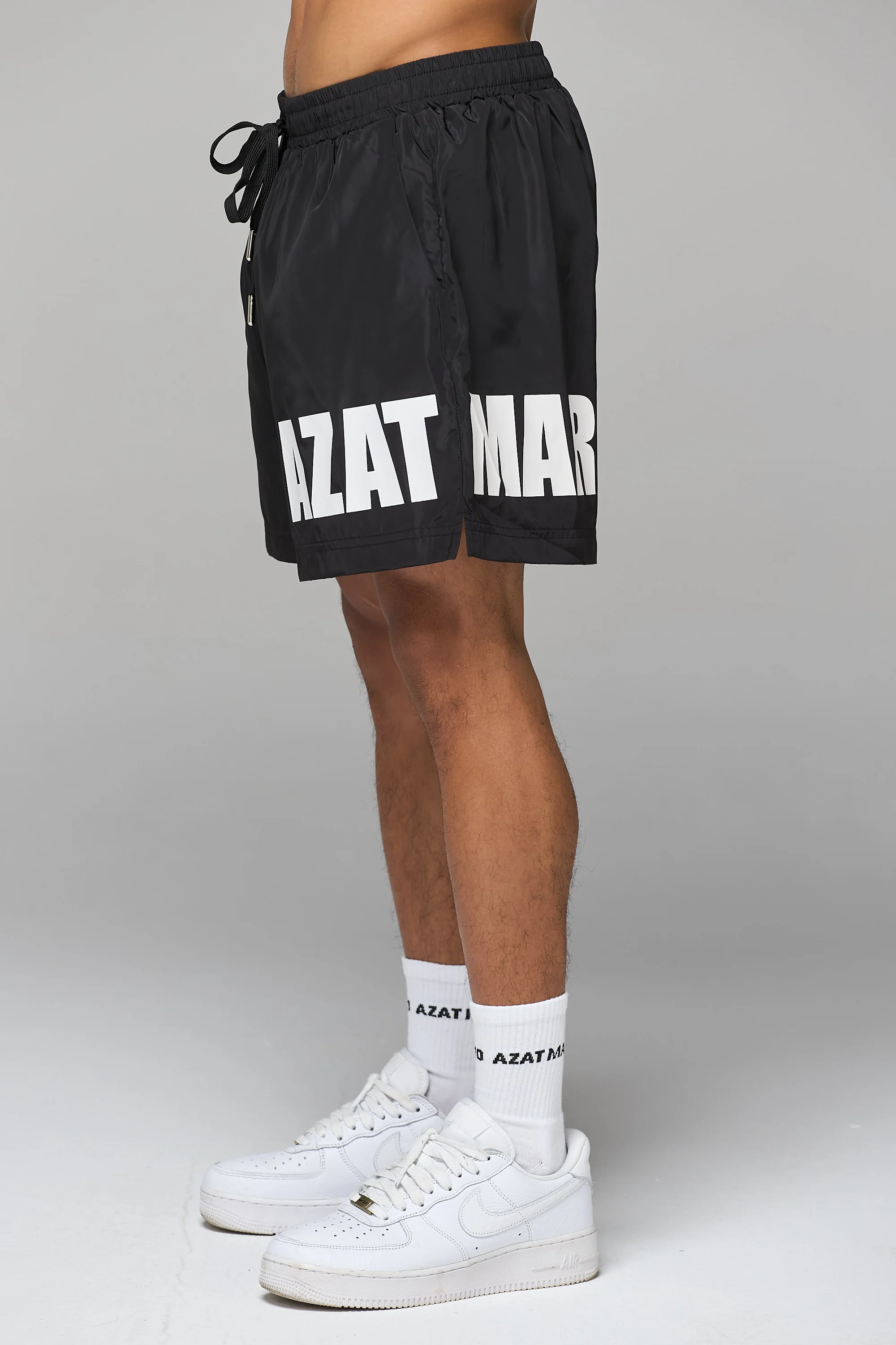 BLACK IMPACT LOGO SWIM SHORT - Image 3