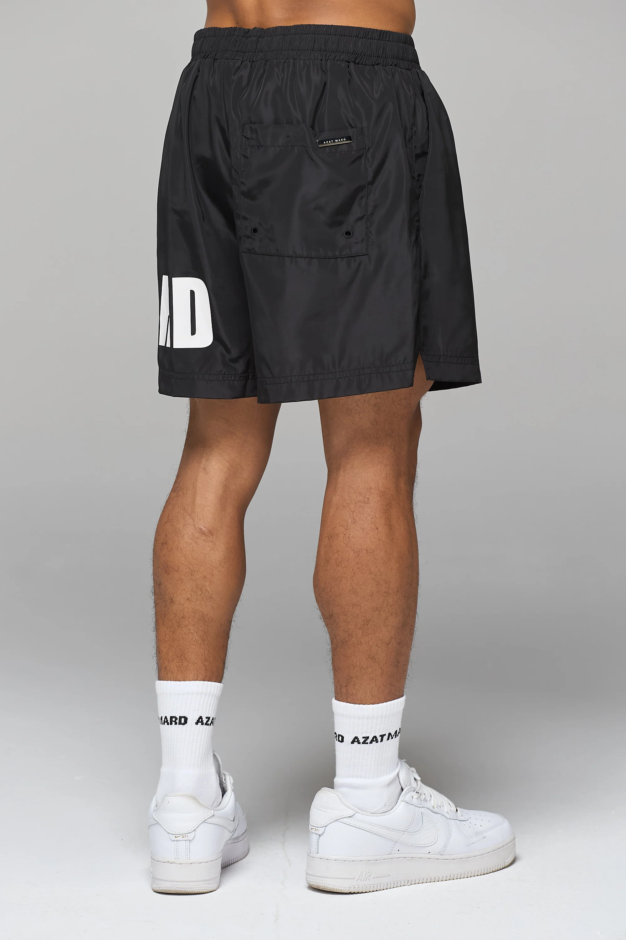 BLACK IMPACT LOGO SWIM SHORT - Image 5