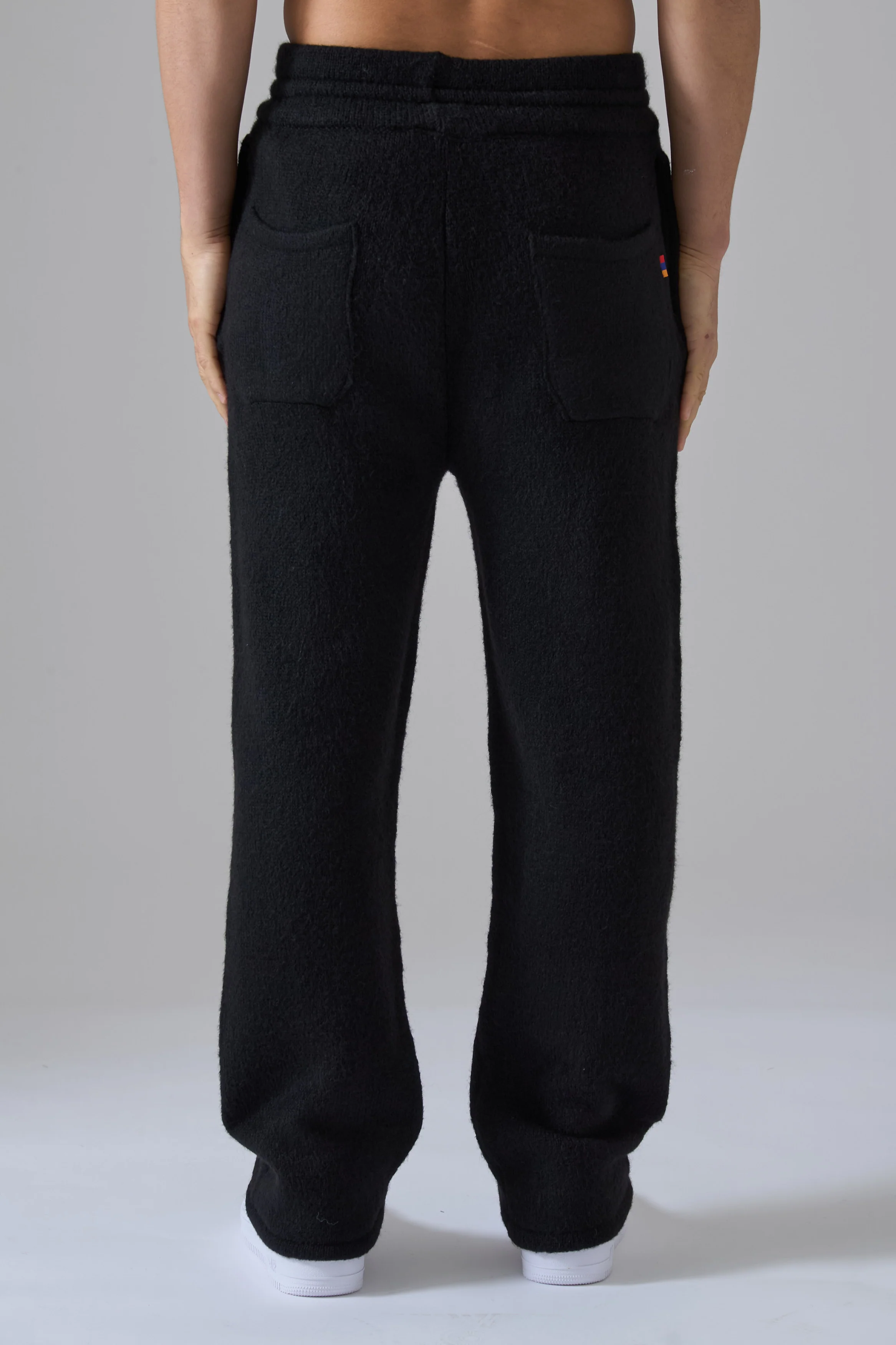 BLACK KNITWEAR PANT - Image 6