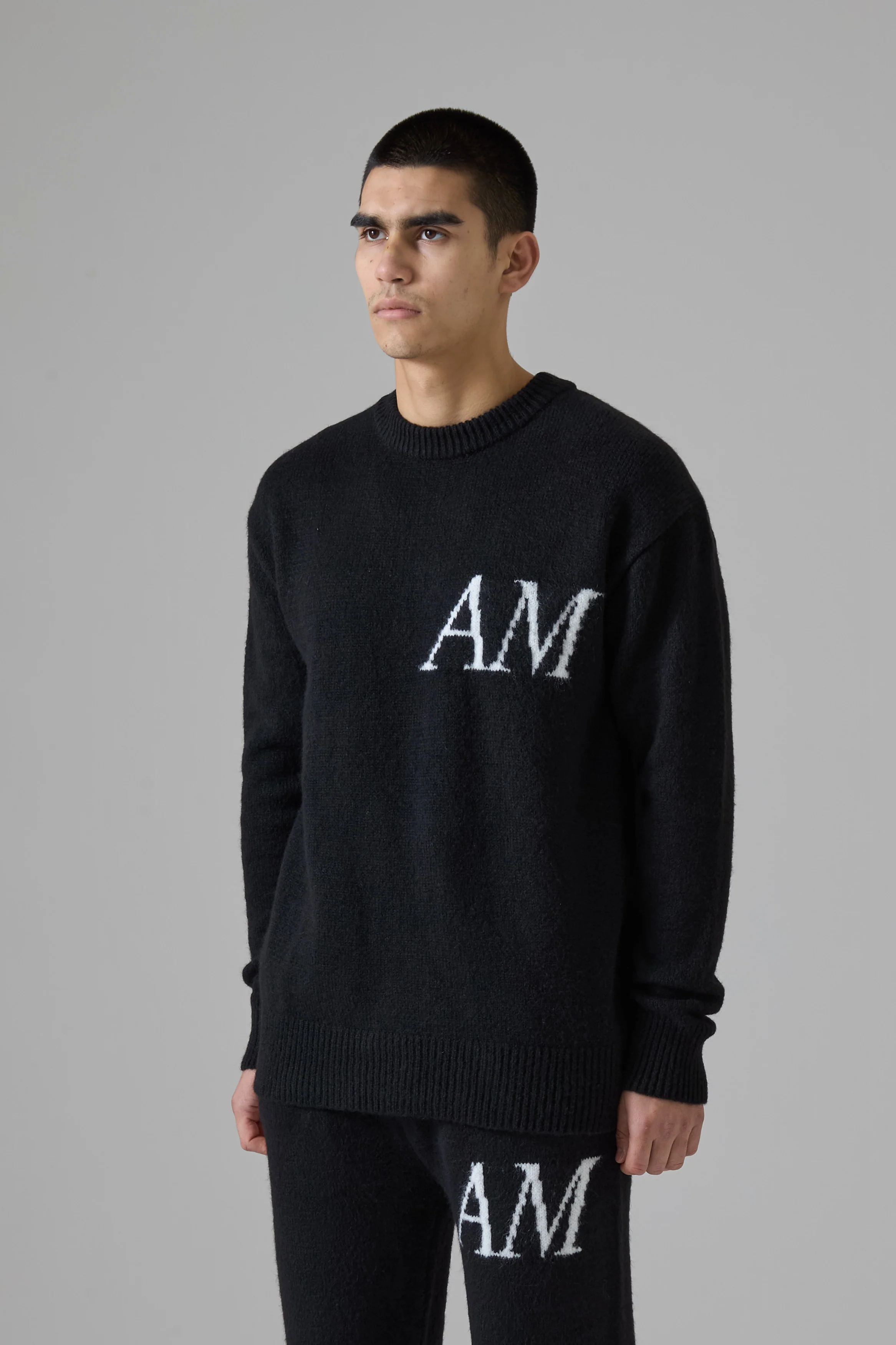 BLACK KNITWEAR SWEATER - Image 3
