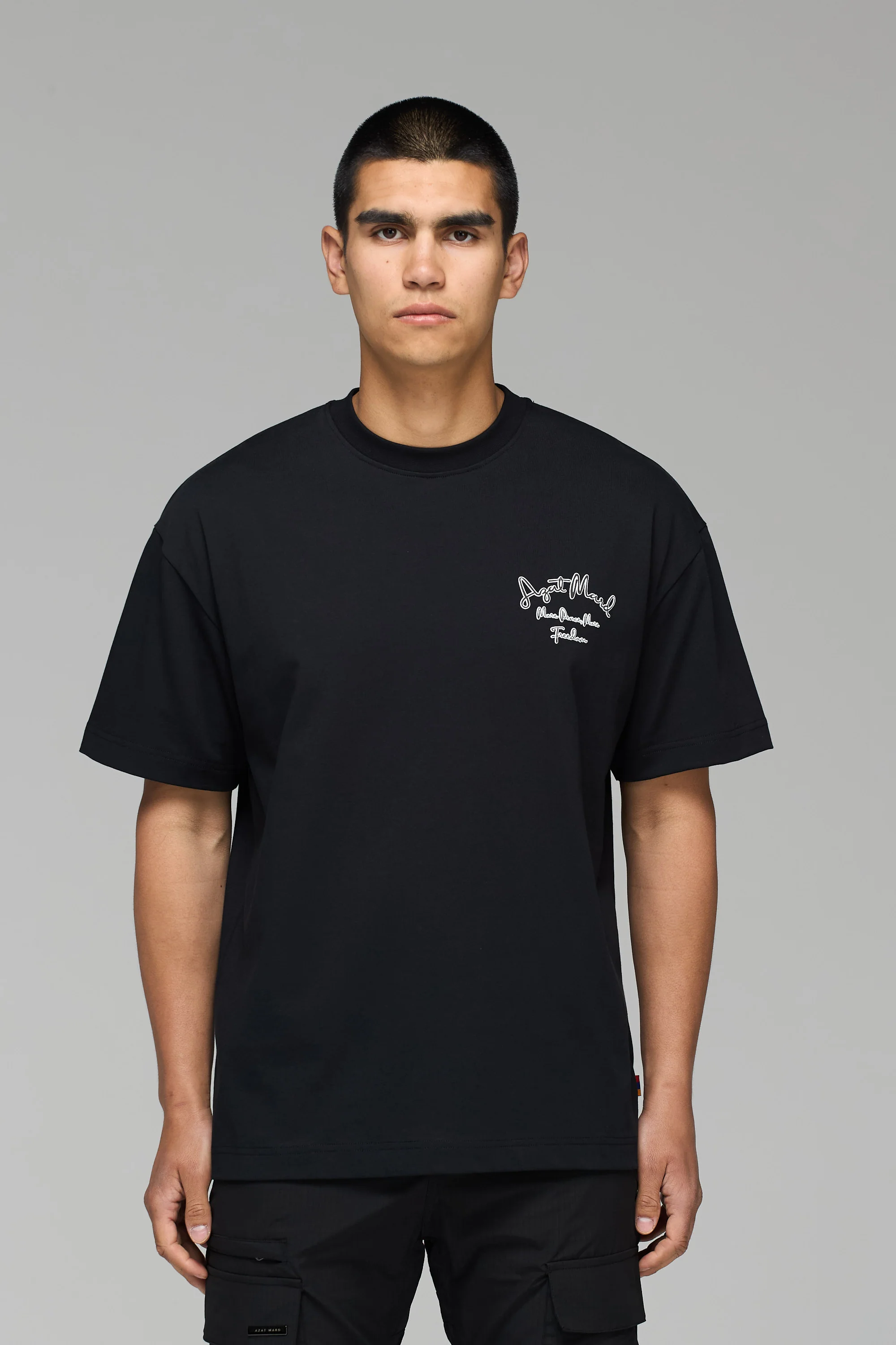 MORE PEACE, MORE FREEDOM BLACK T-SHIRT - Image 3
