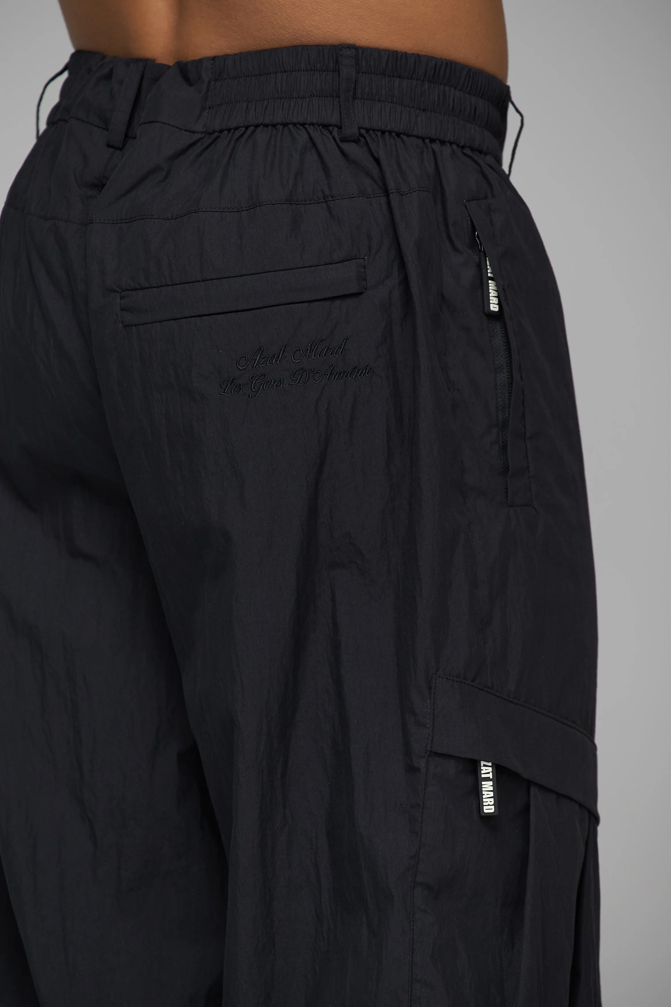 BLACK TECHNICAL COMBAT PANT - Image 3