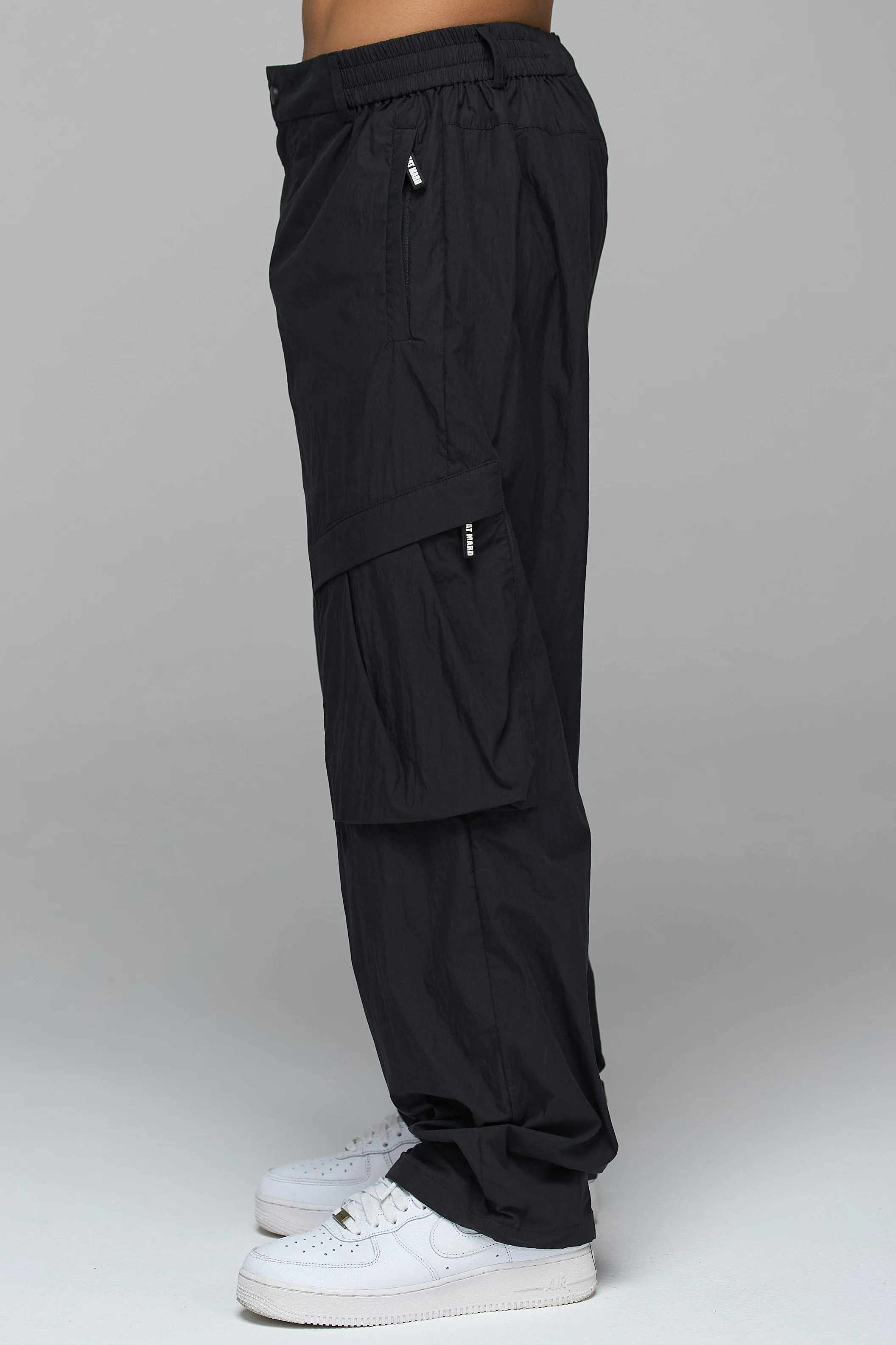 BLACK TECHNICAL COMBAT PANT - Image 4