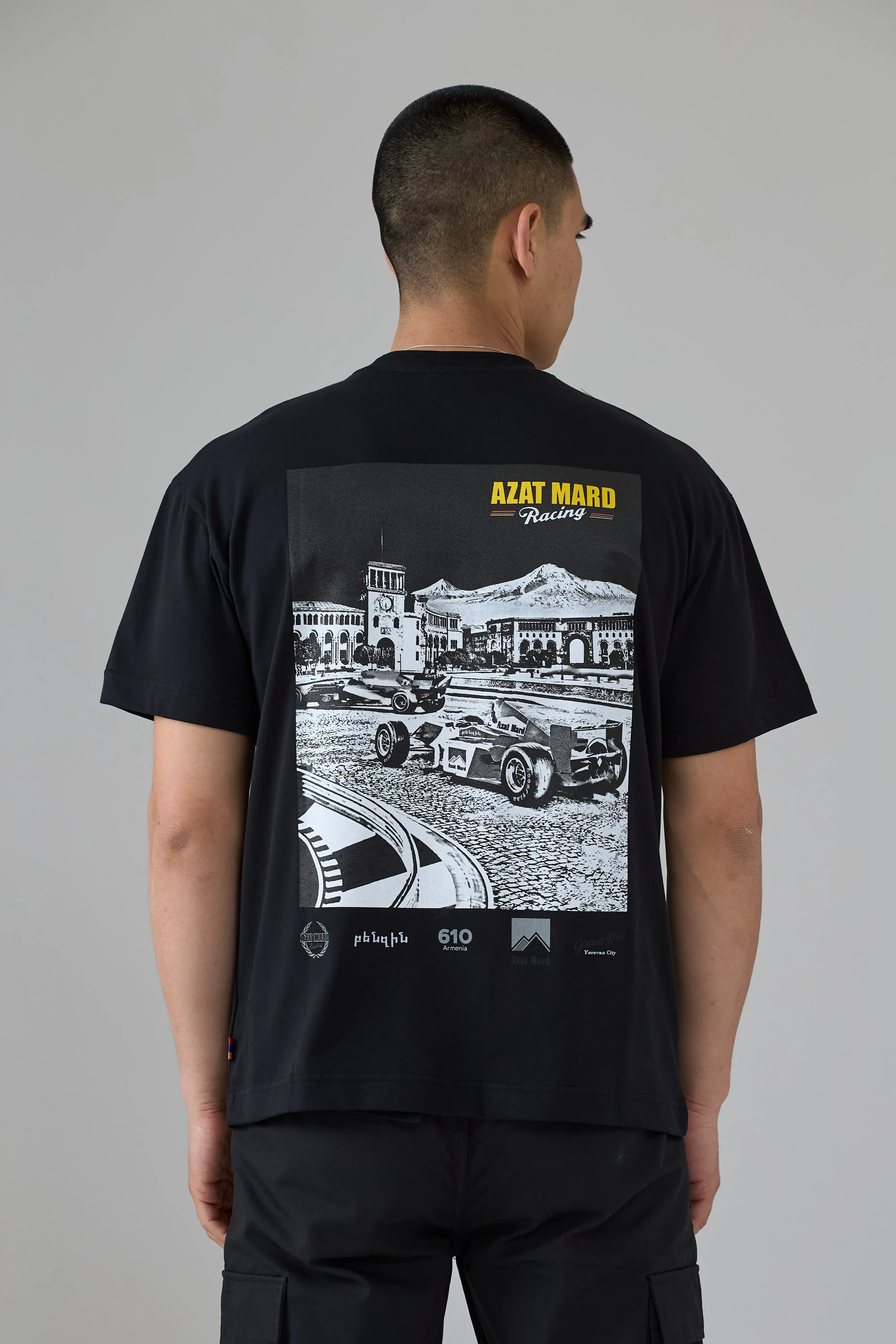 BLACK YEREVAN RACING T-SHIRT - Image 3