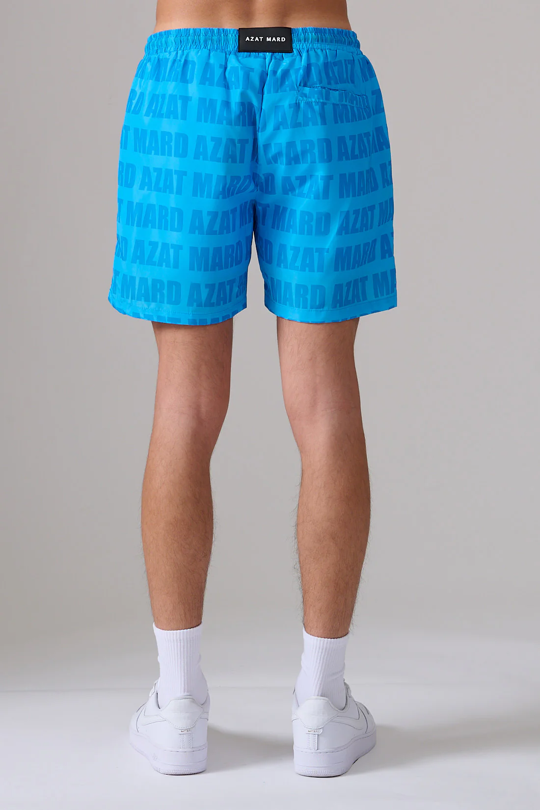 BLUE IMPACT LOGO SWIM SHORT - Image 3