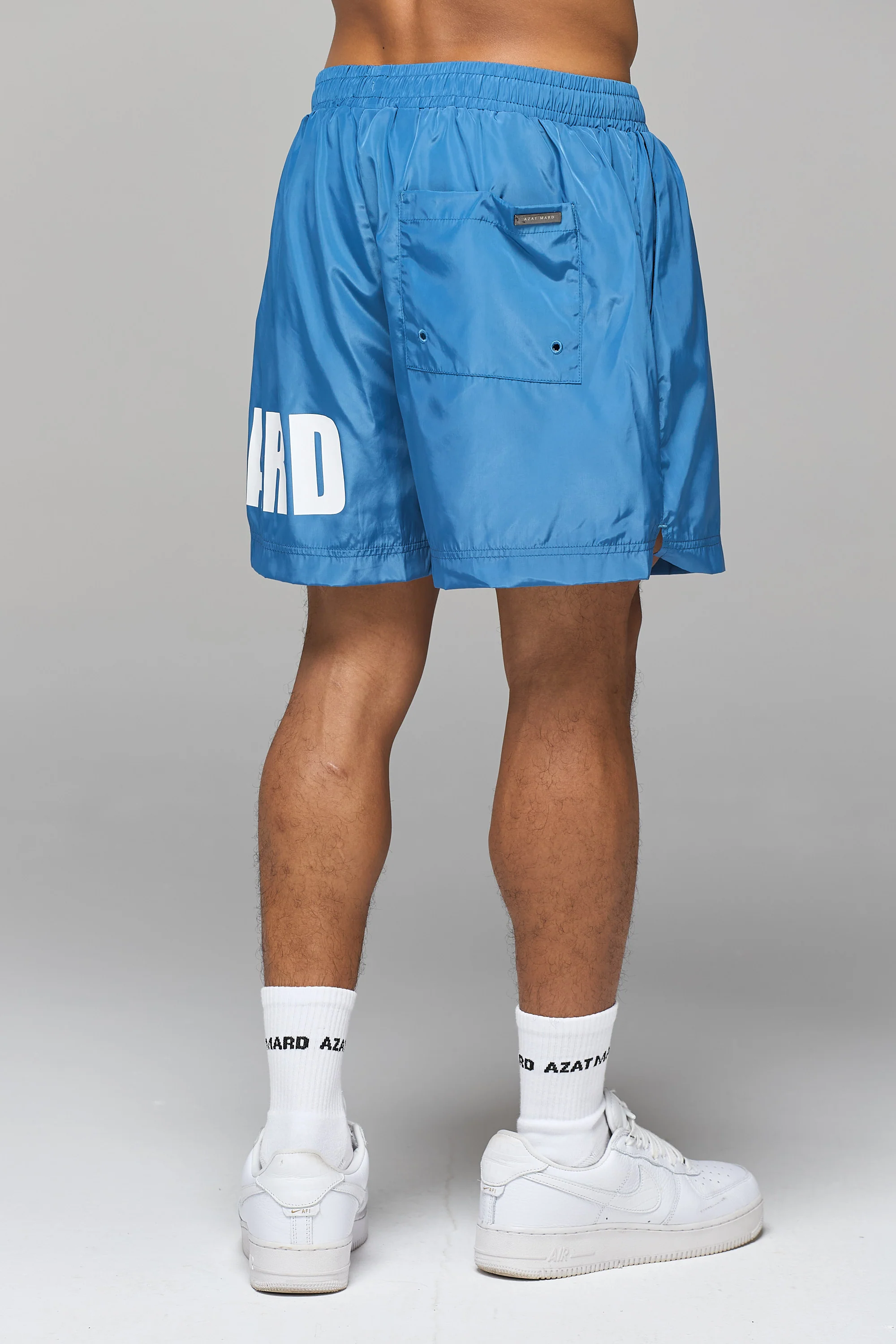 BLUE IMPACT LOGO SWIM SHORT - Image 5