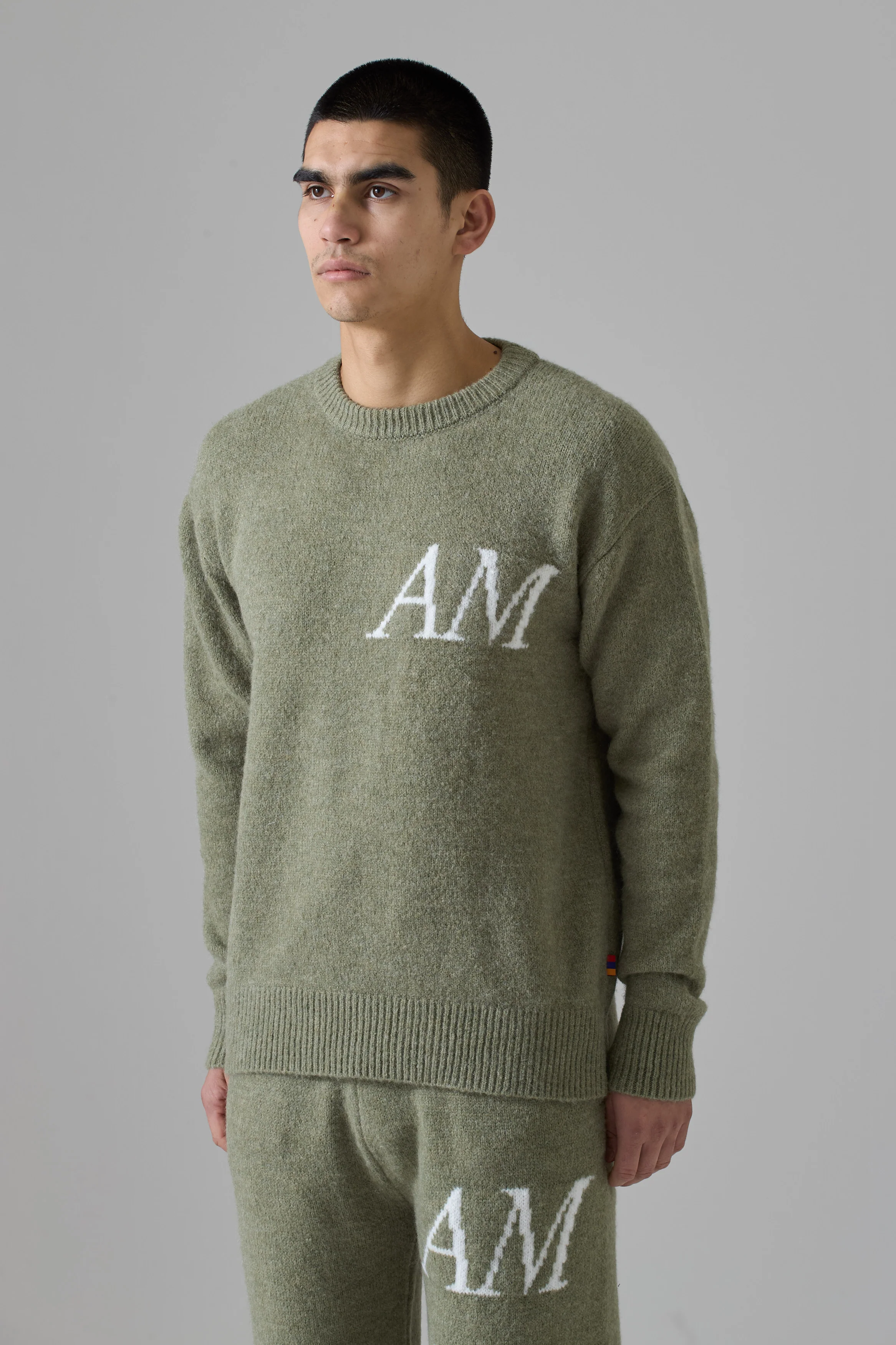 DARK SAGE KNITWEAR SWEATER - Image 3