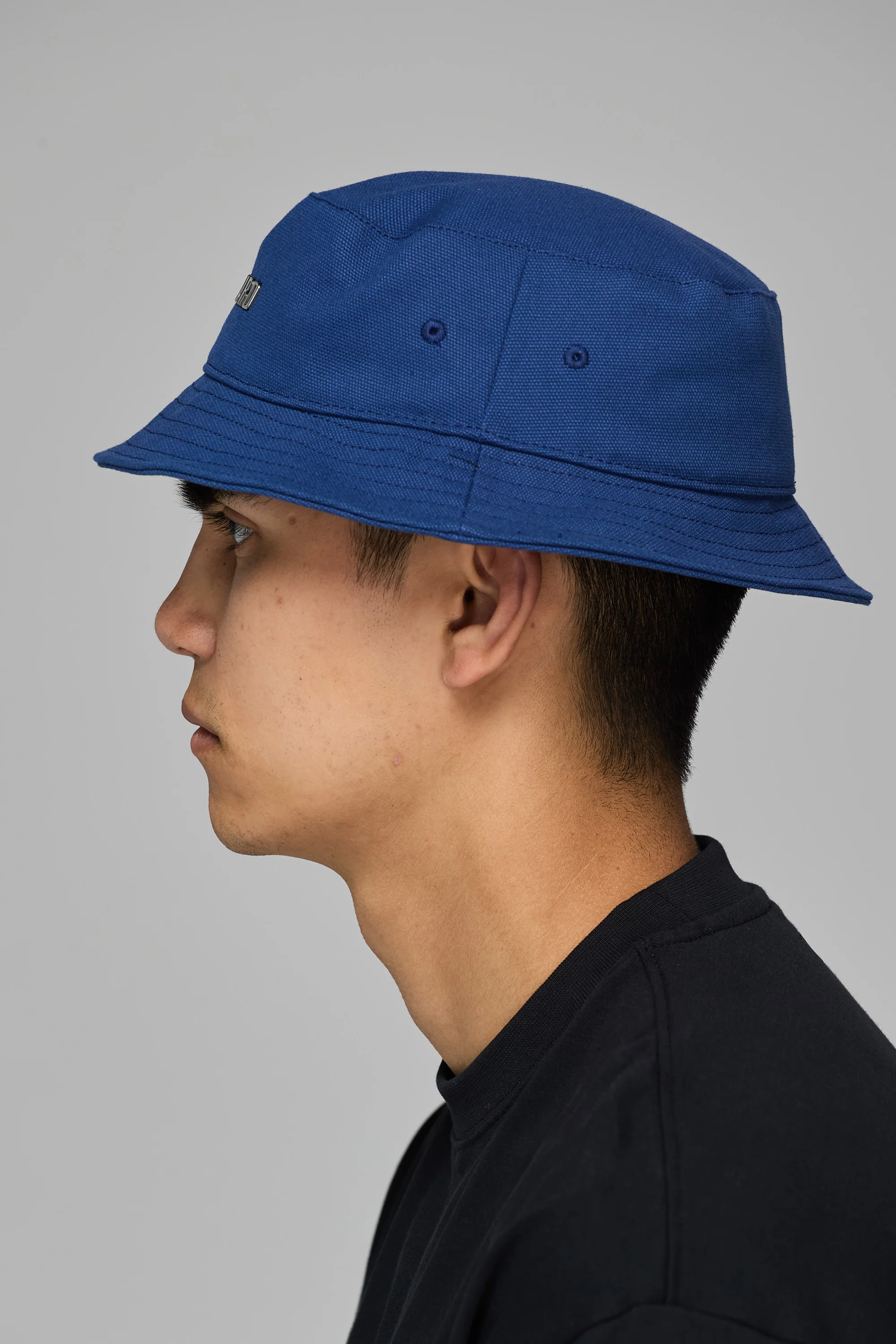 DENIM BLUE BUCKET HAT - Image 3
