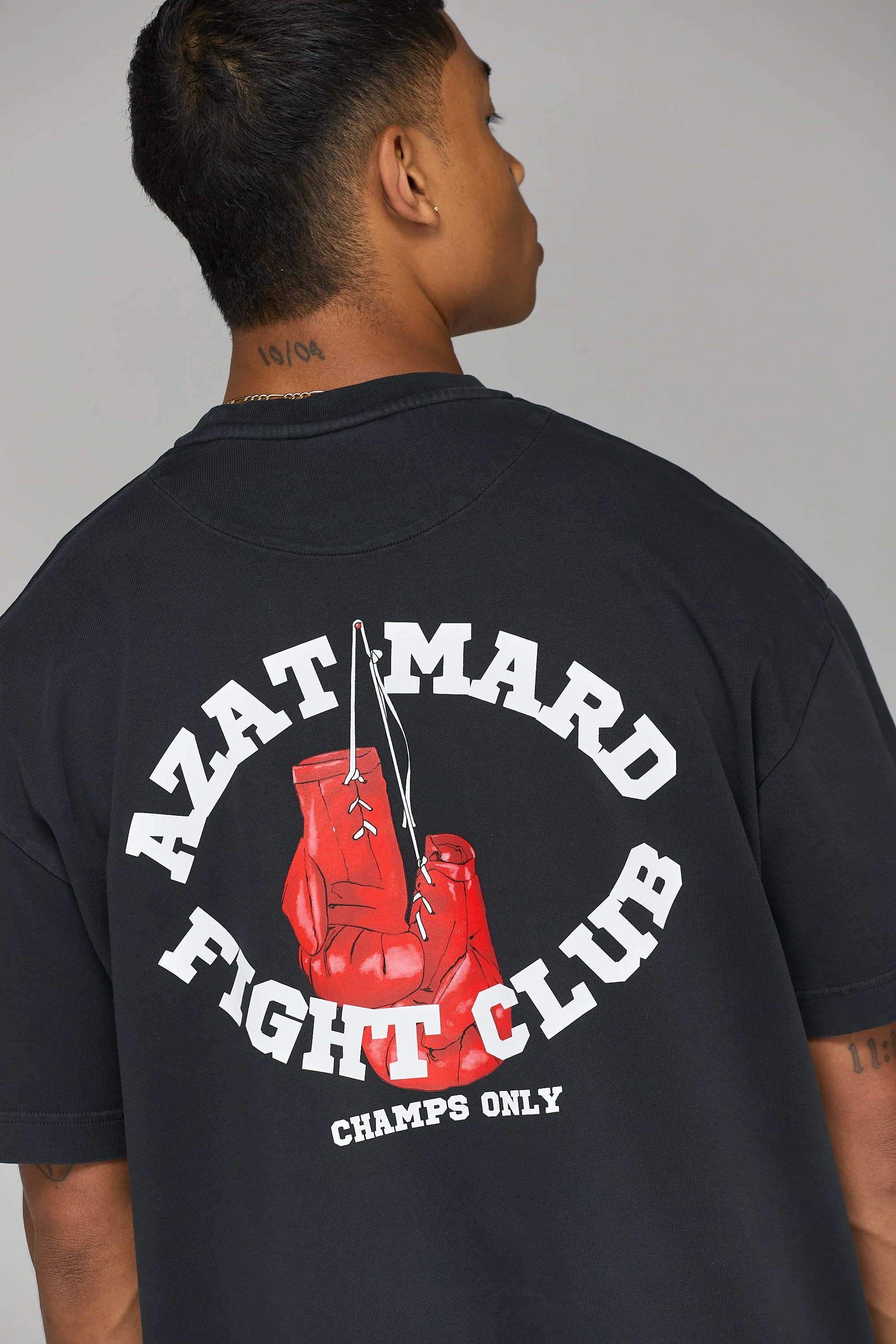 FIGHT CLUB WASHED BLACK T-SHIRT - Image 3