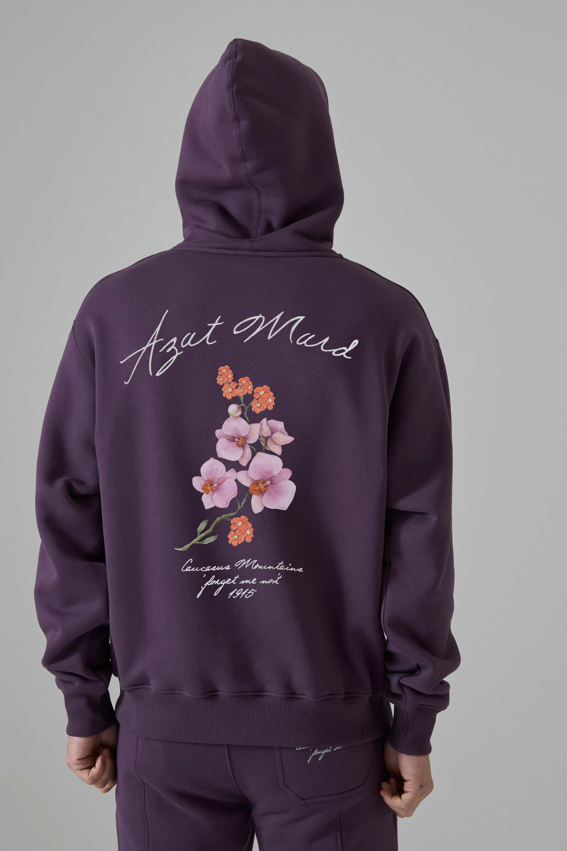 FORGET ME NOT MIDNIGHT PLUM HOODIE - Image 4