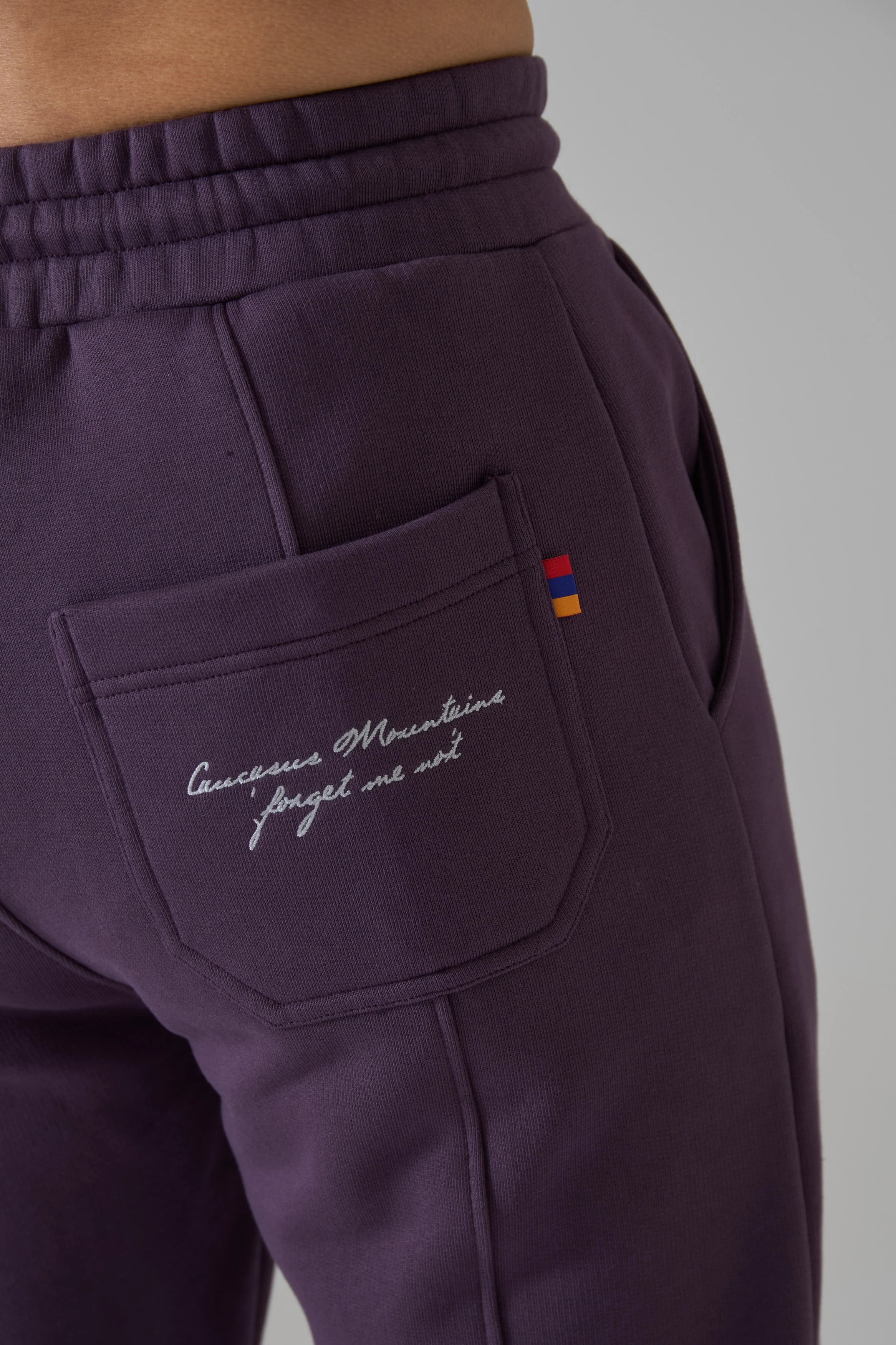 FORGET ME NOT MIDNIGHT PLUM JOGGERS - Image 4