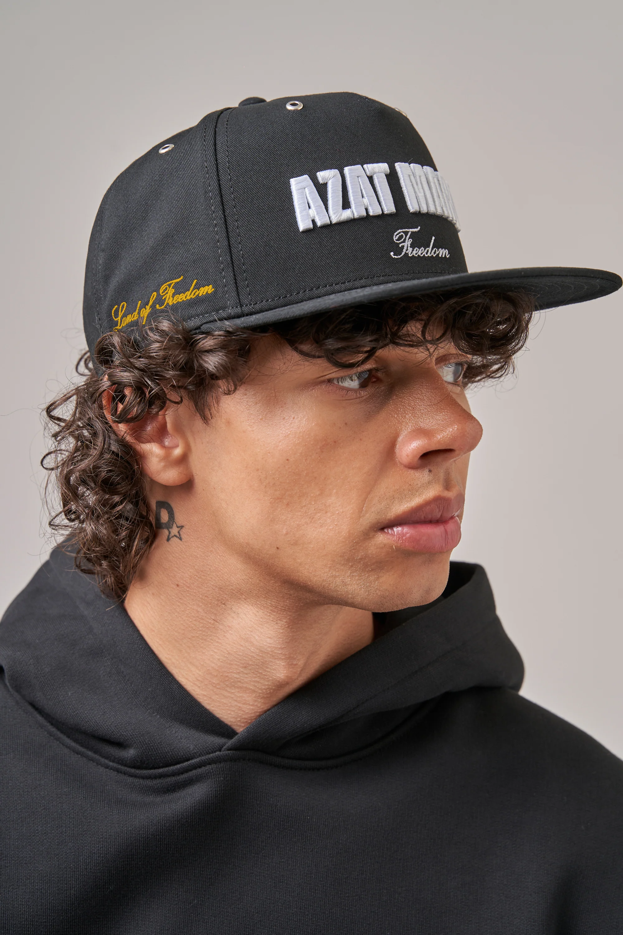 BLACK FREEDOM SNAPBACK CAP - Image 4