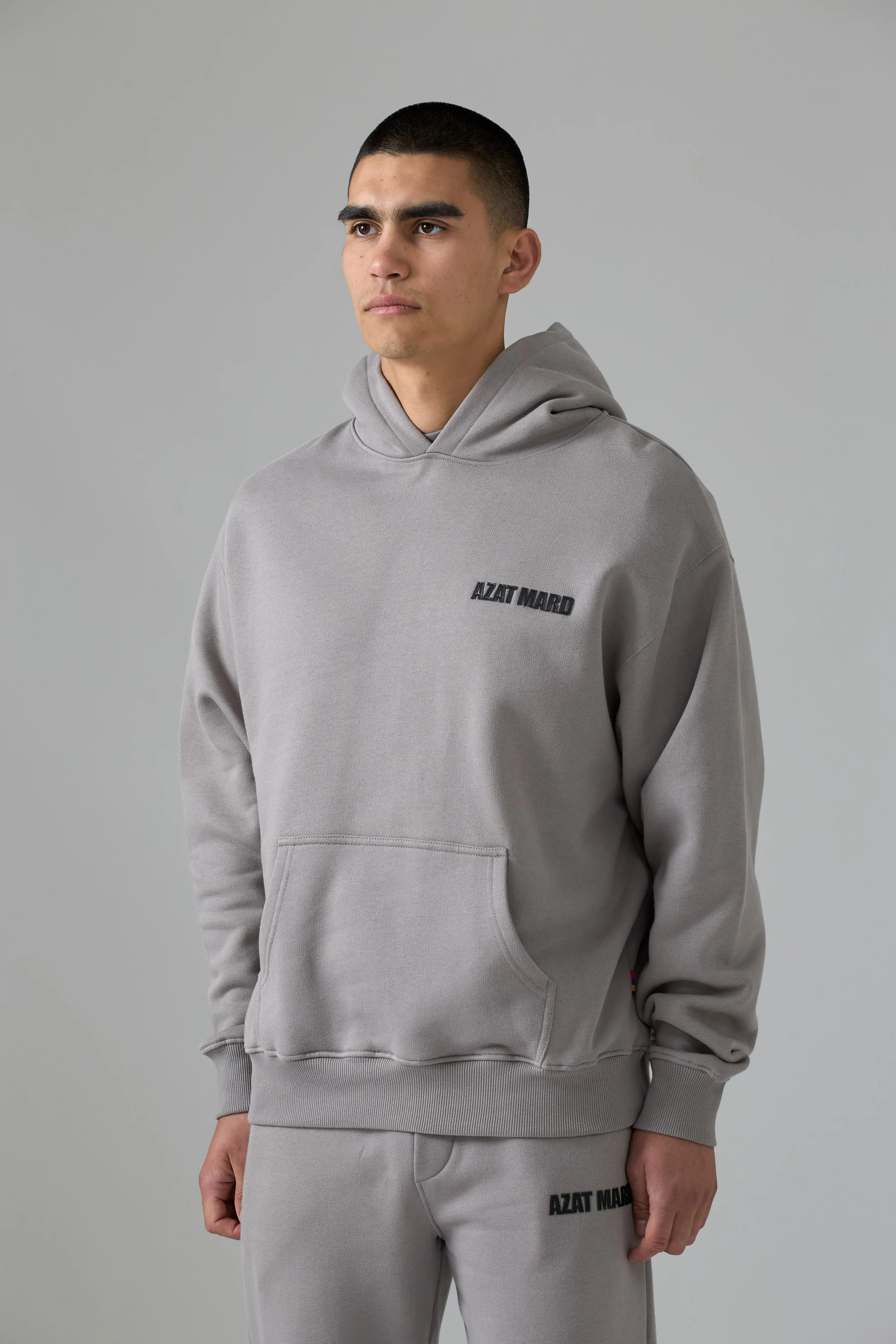 GREY CREST HOODIE - Image 4
