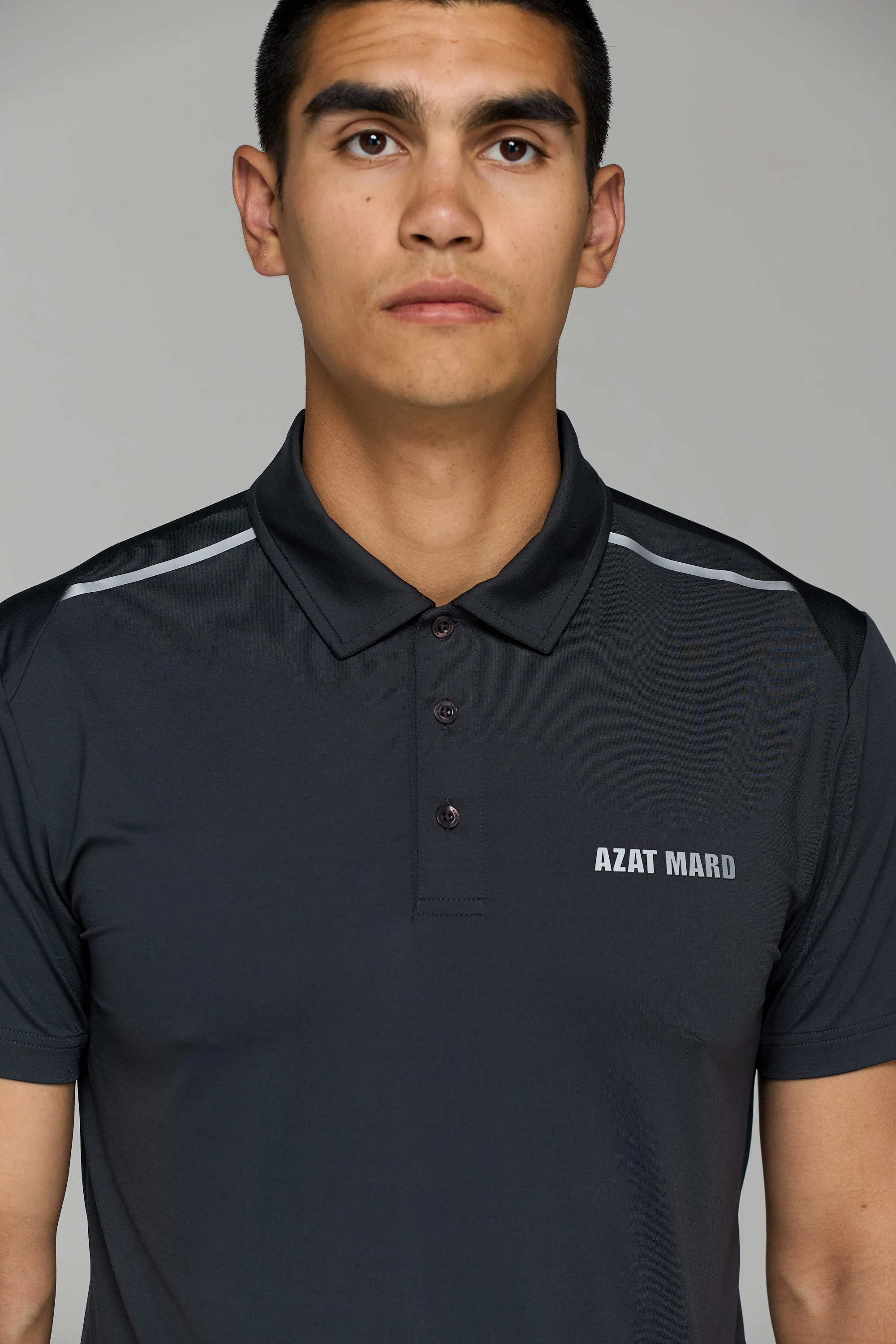 GREY ACTIVEWEAR POLO - Image 3