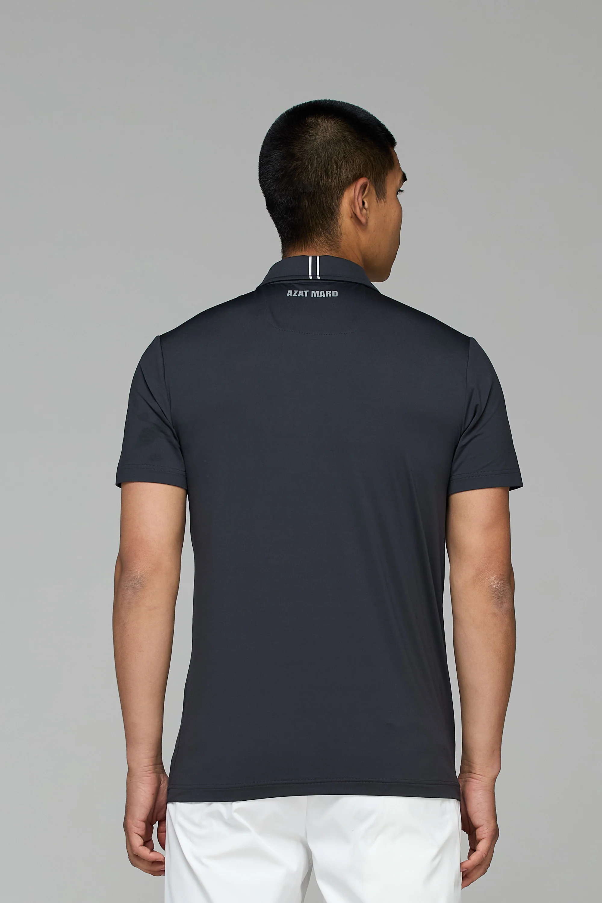 GREY ACTIVEWEAR POLO - Image 4