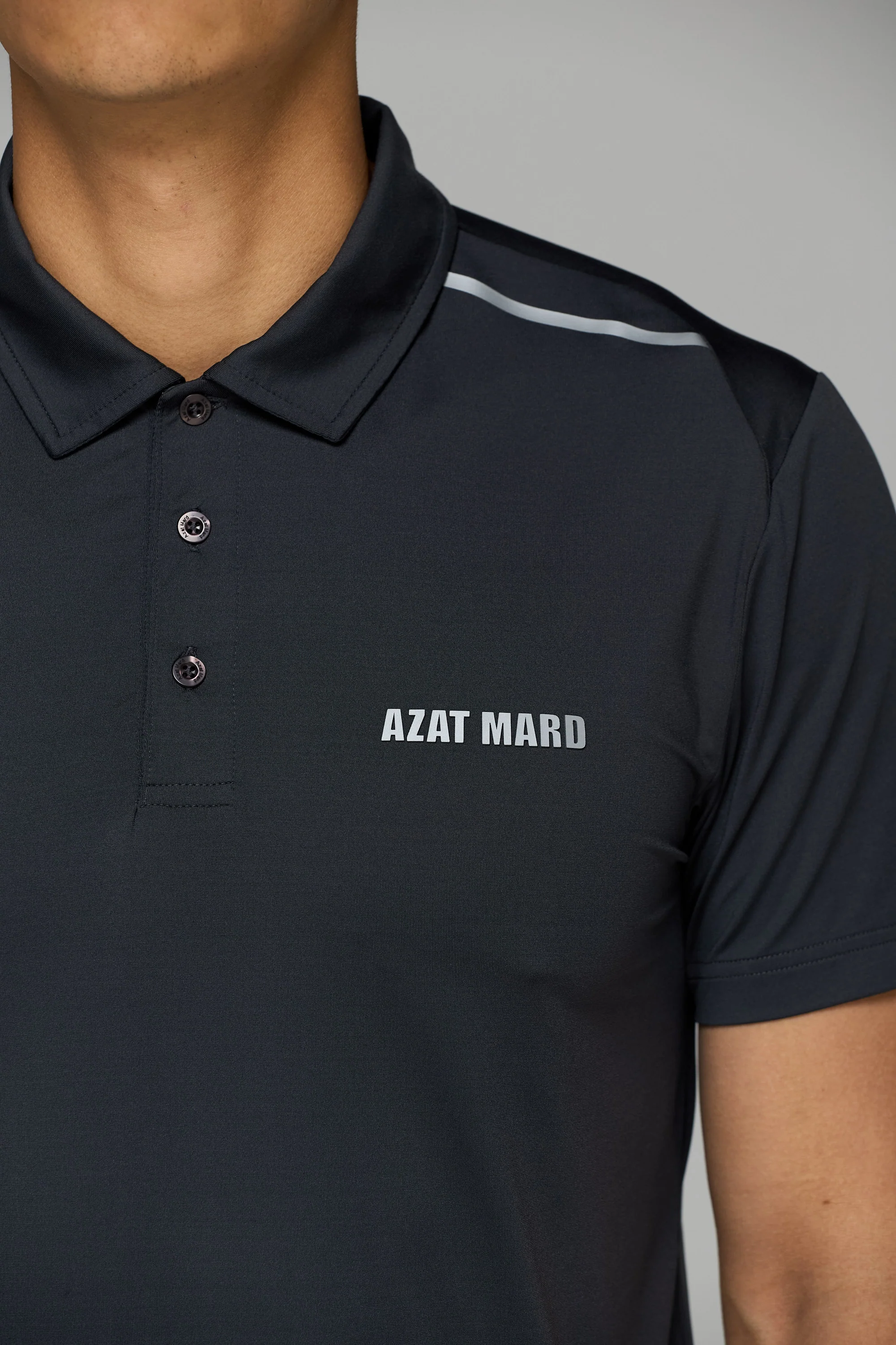 GREY ACTIVEWEAR POLO - Image 5