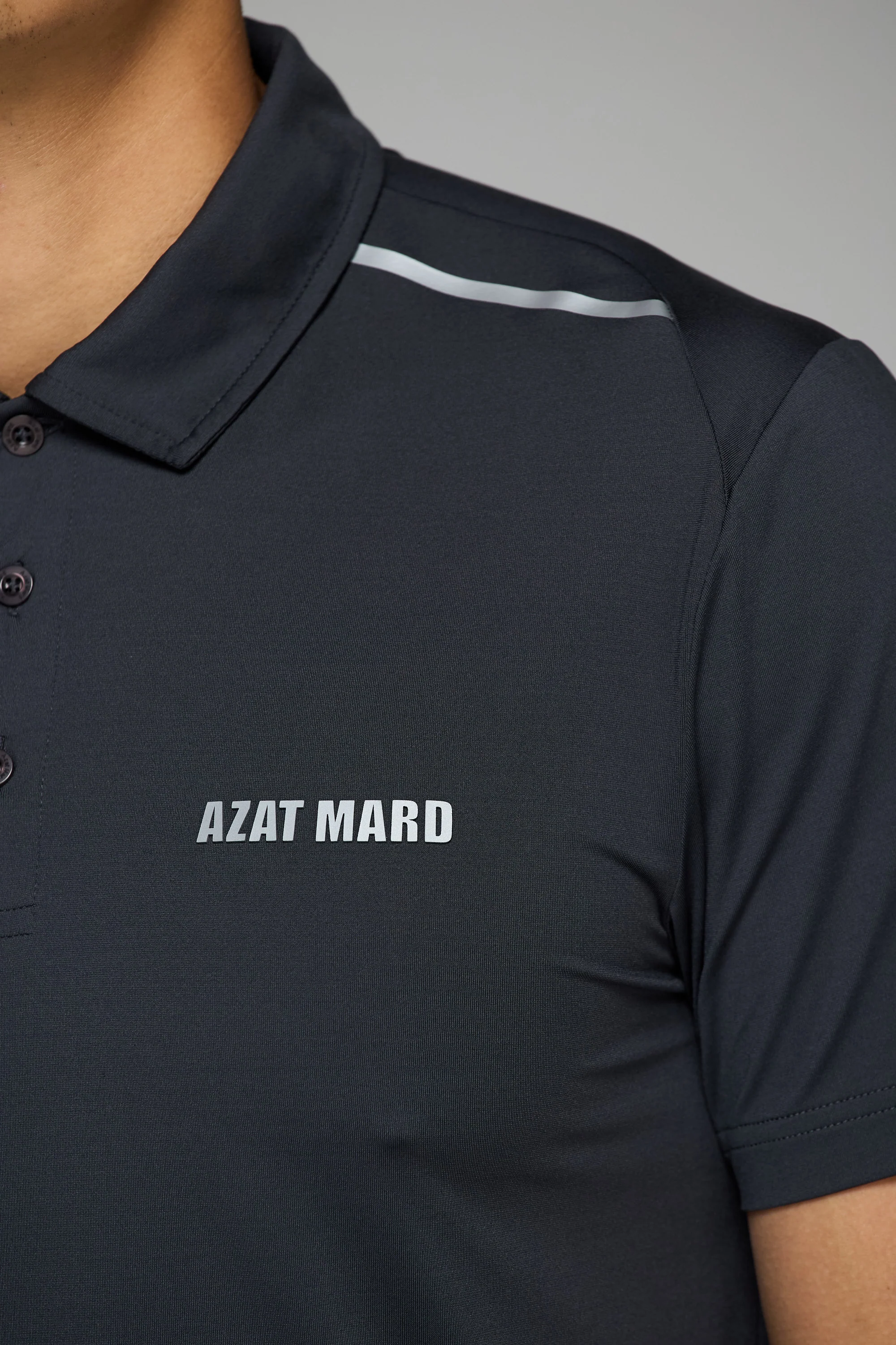 GREY ACTIVEWEAR POLO - Image 7
