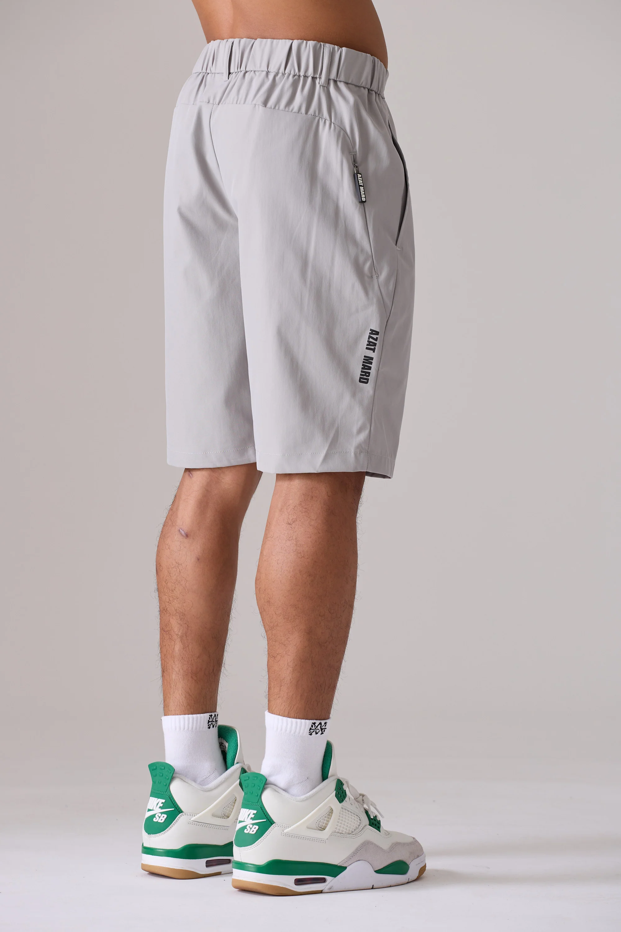GREY ACTIVEWEAR SHORT - Image 4