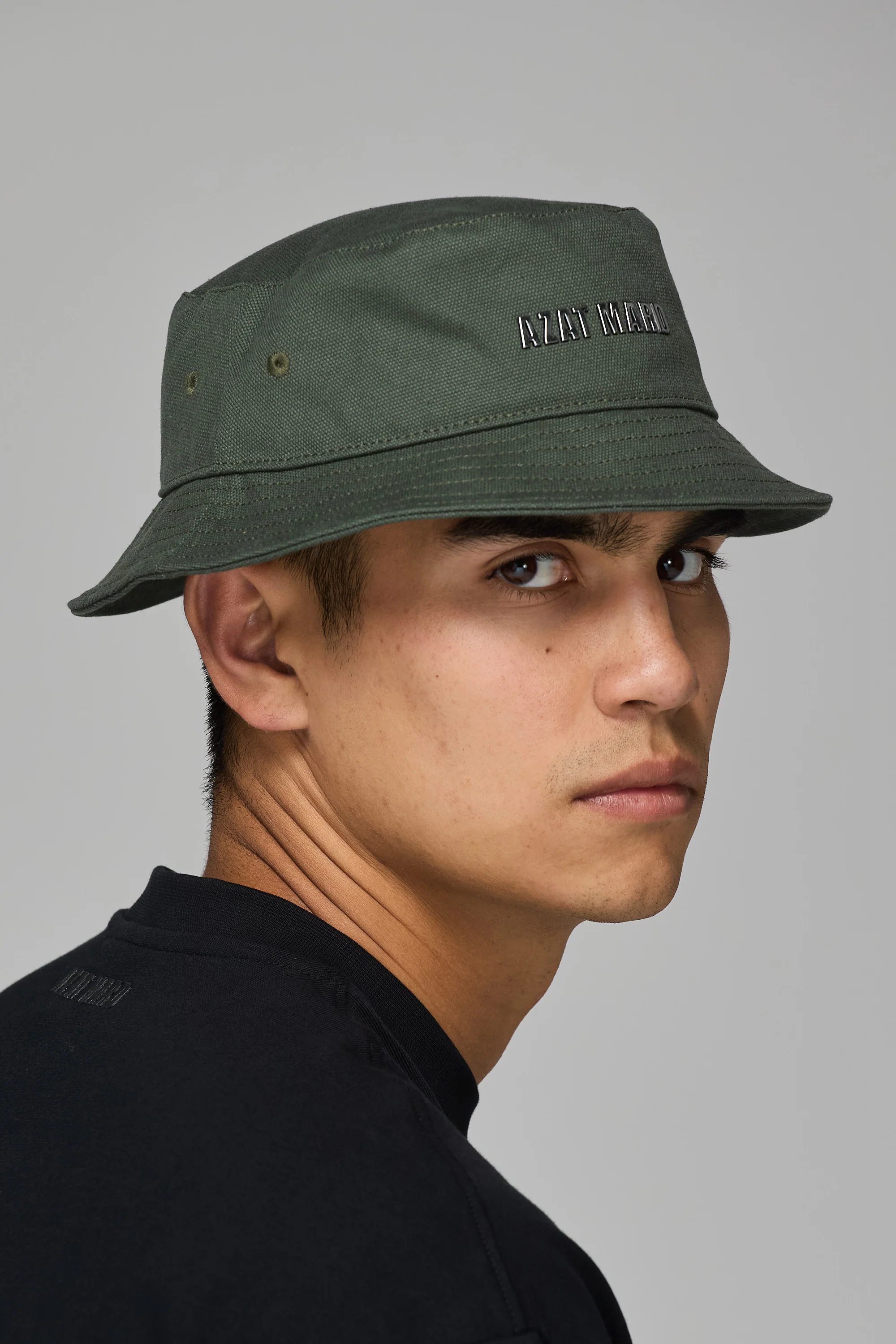 KHAKI BUCKET HAT - Image 3