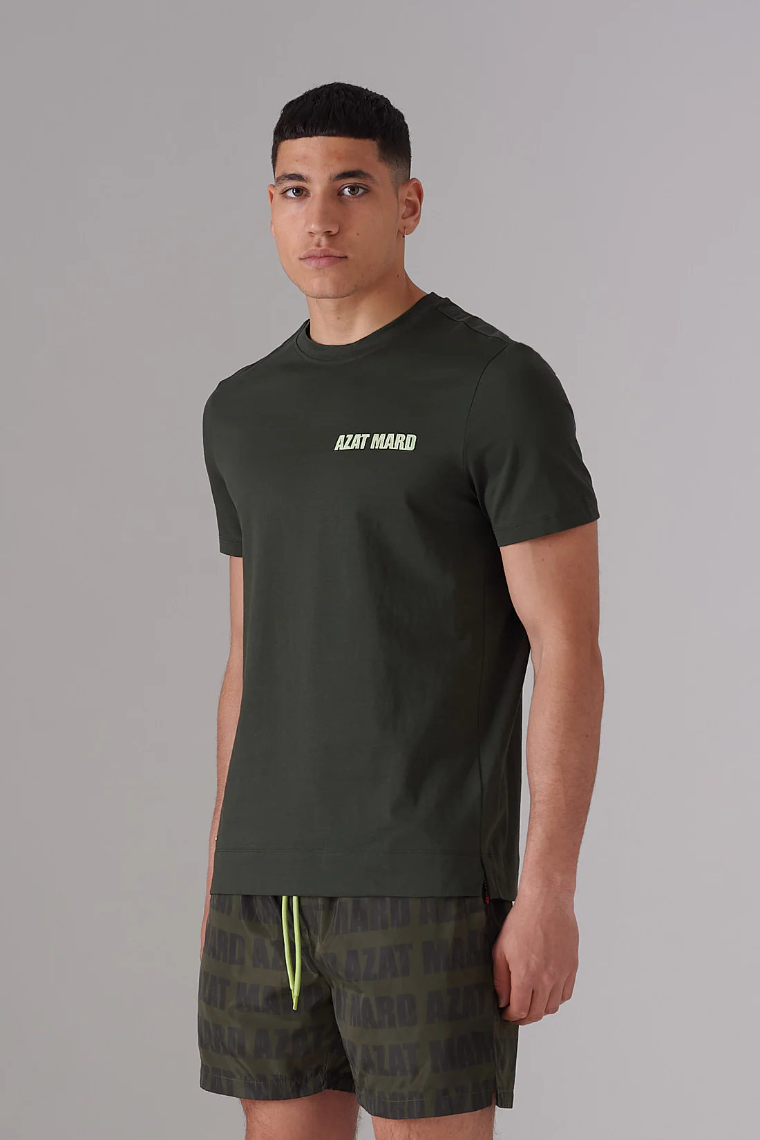 KHAKI MERCERISED T-SHIRT - Image 2