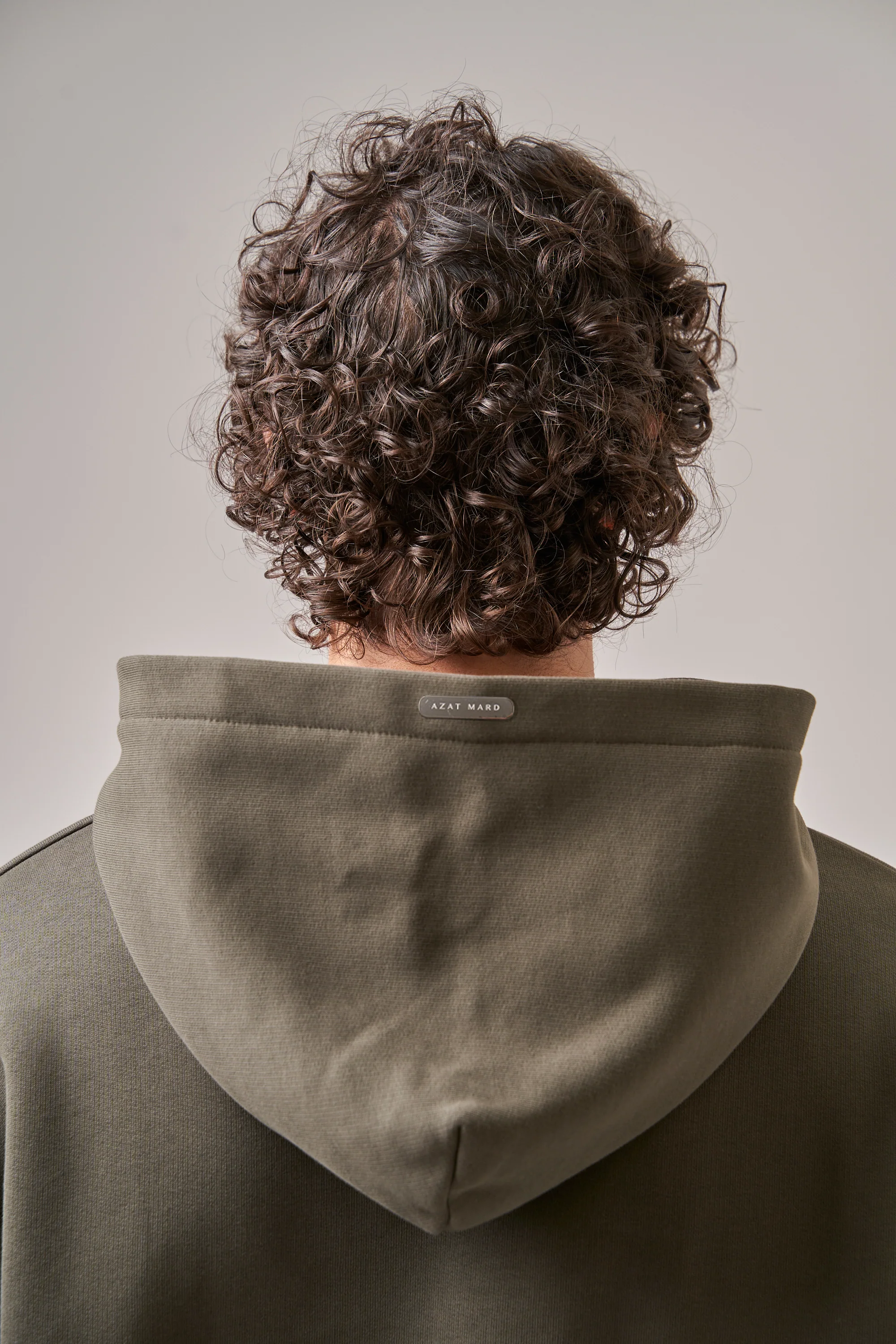 KHAKI/WHITE HOODIE - Image 6