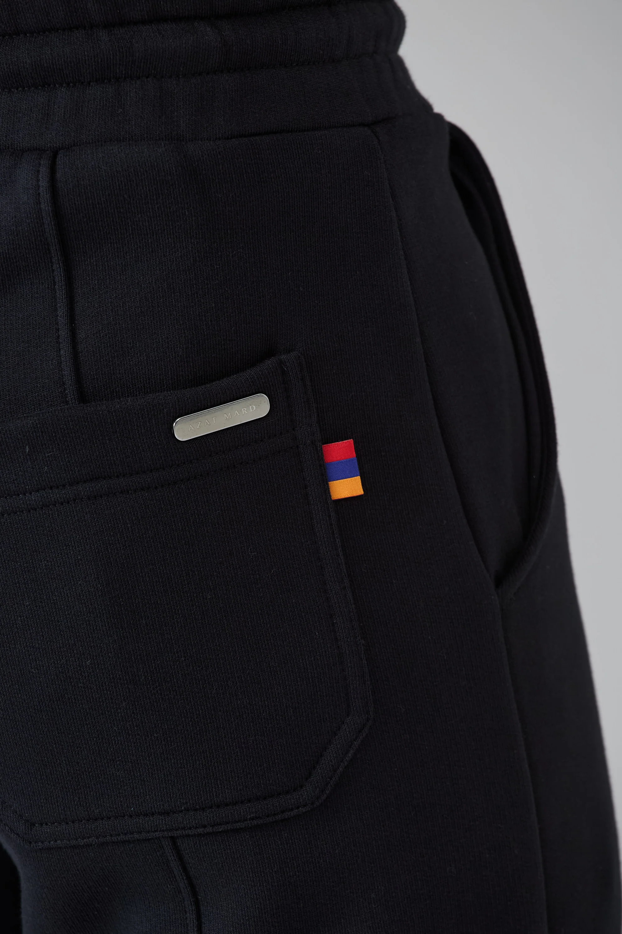 LES GENS BLACK CUFFED JOGGERS - Image 5