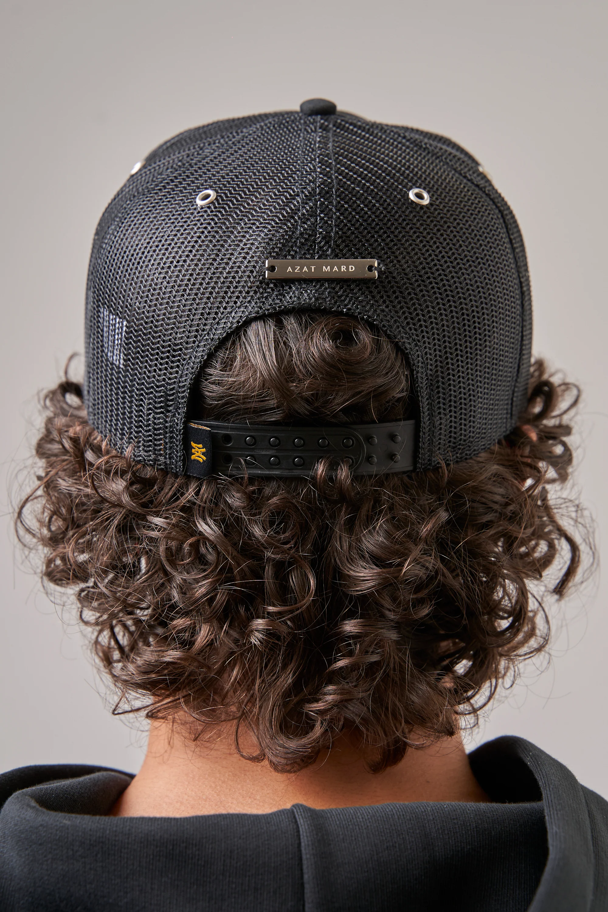 LES GENS BLACK/YELLOW TRUCKER CAP - Image 4