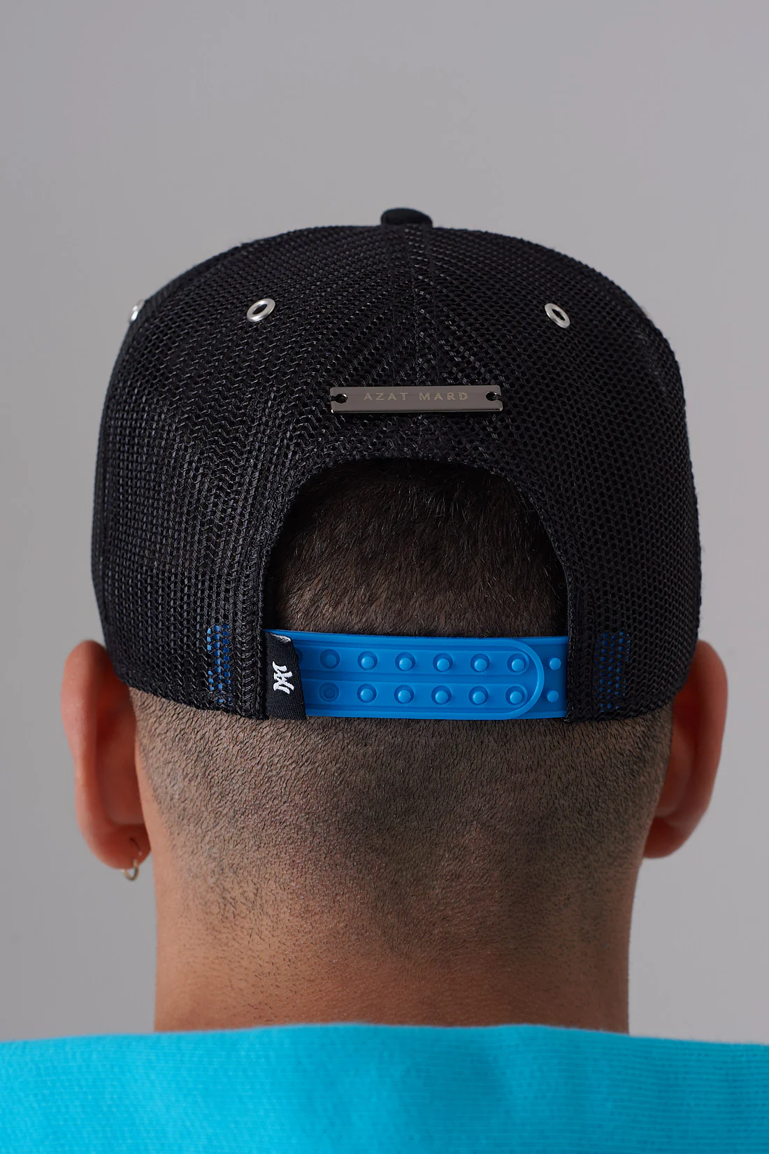 LES GENS BLACK/WHITE TRUCKER CAP - Image 3