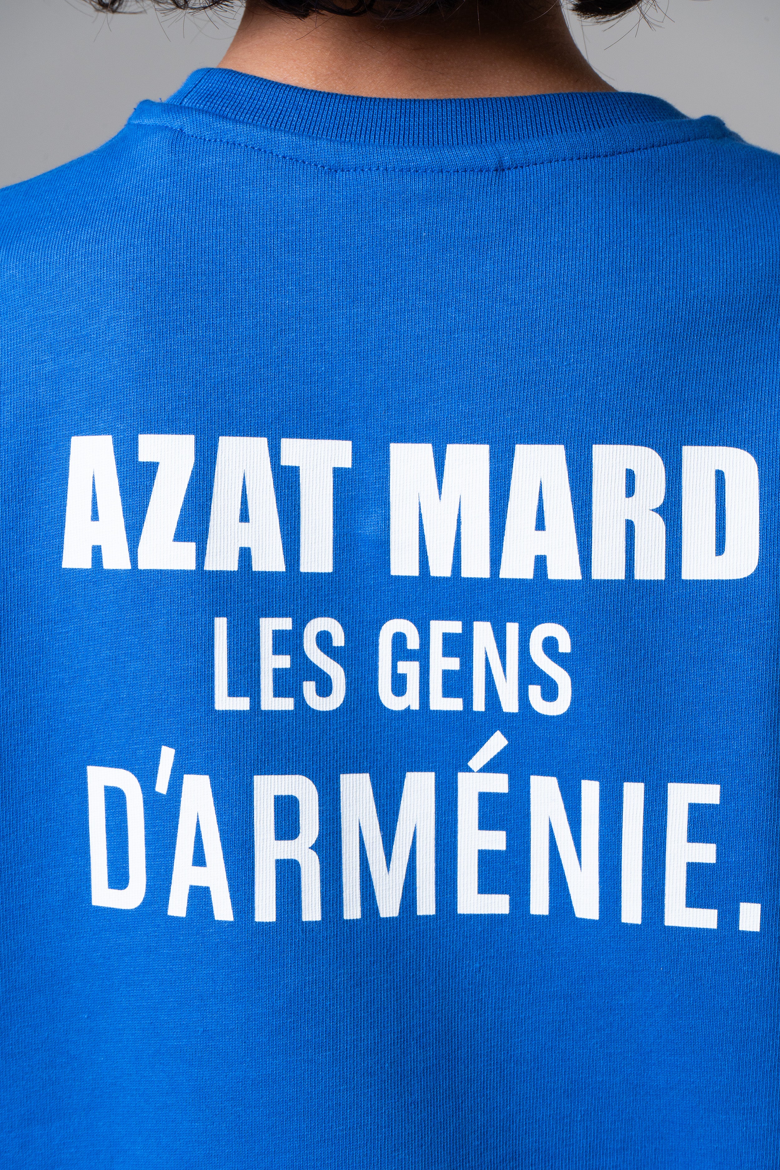 LES GENS COBALT BLUE/WHITE KIDS T-SHIRT - Image 6