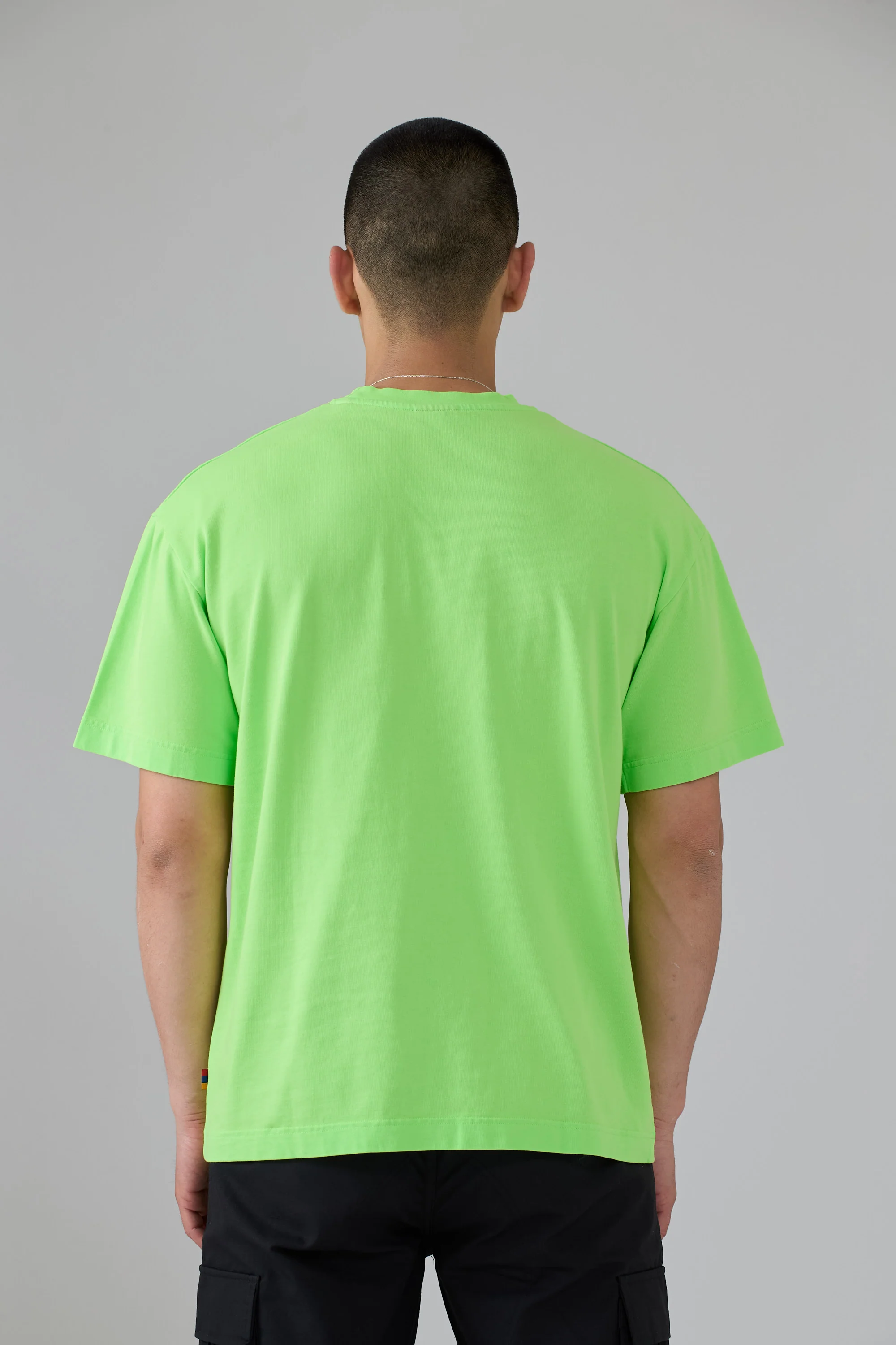 LES GENS LIME GREEN T-SHIRT - Image 3