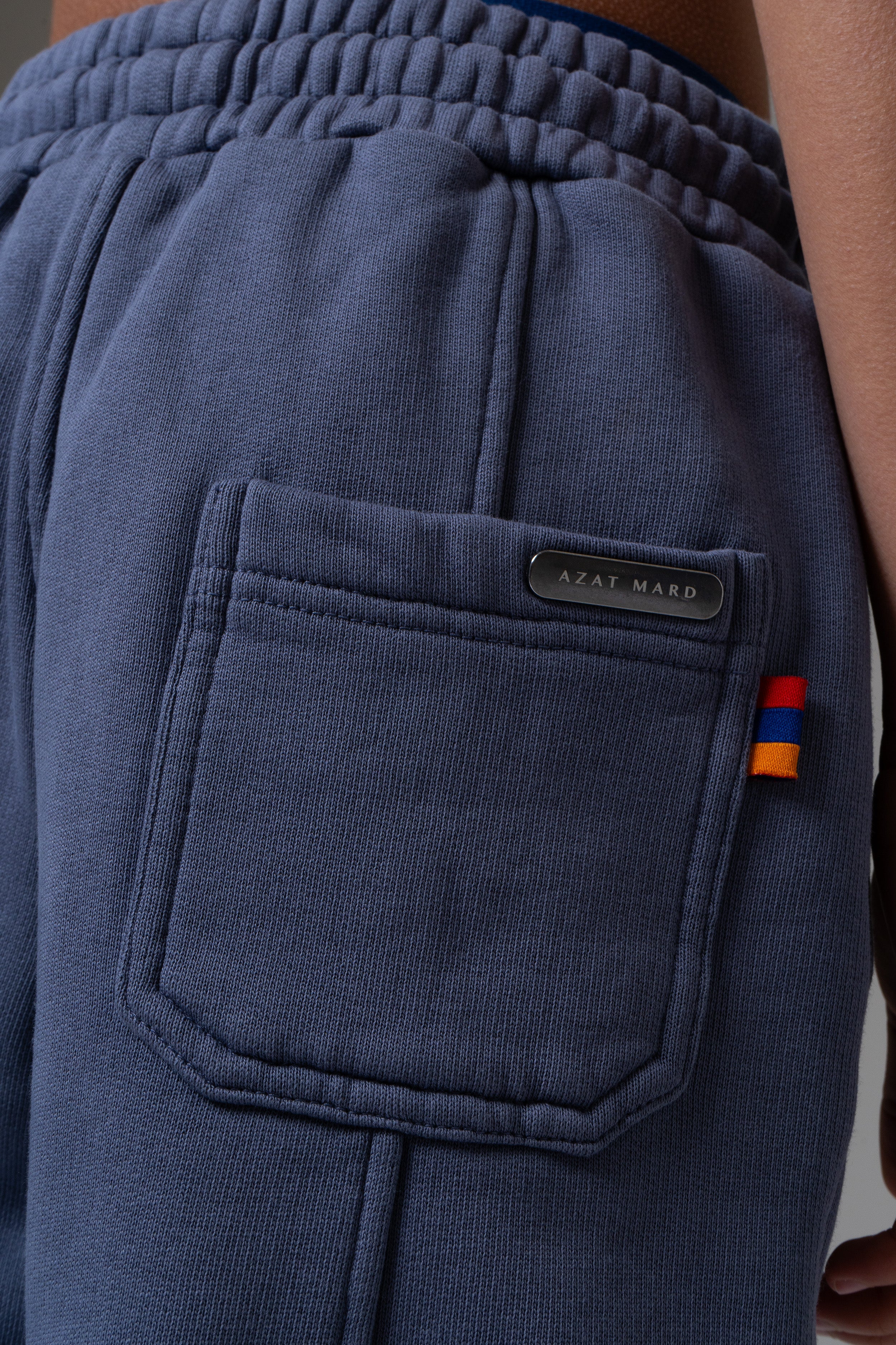 LES GENS WASHED NAVY/YELLOW KIDS JOGGERS - Image 5