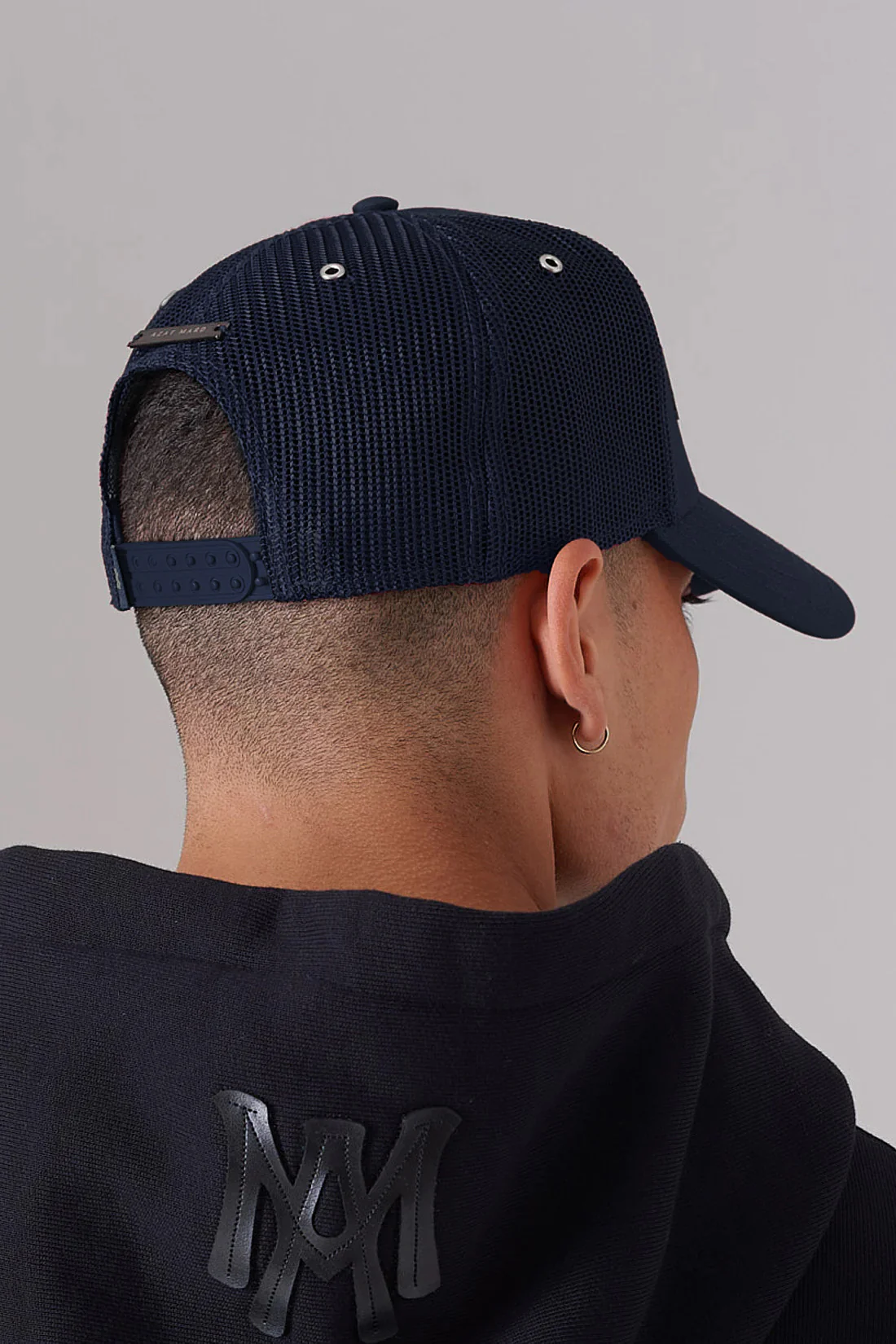 LES GENS NAVY/YELLOW TRUCKER CAP - Image 3