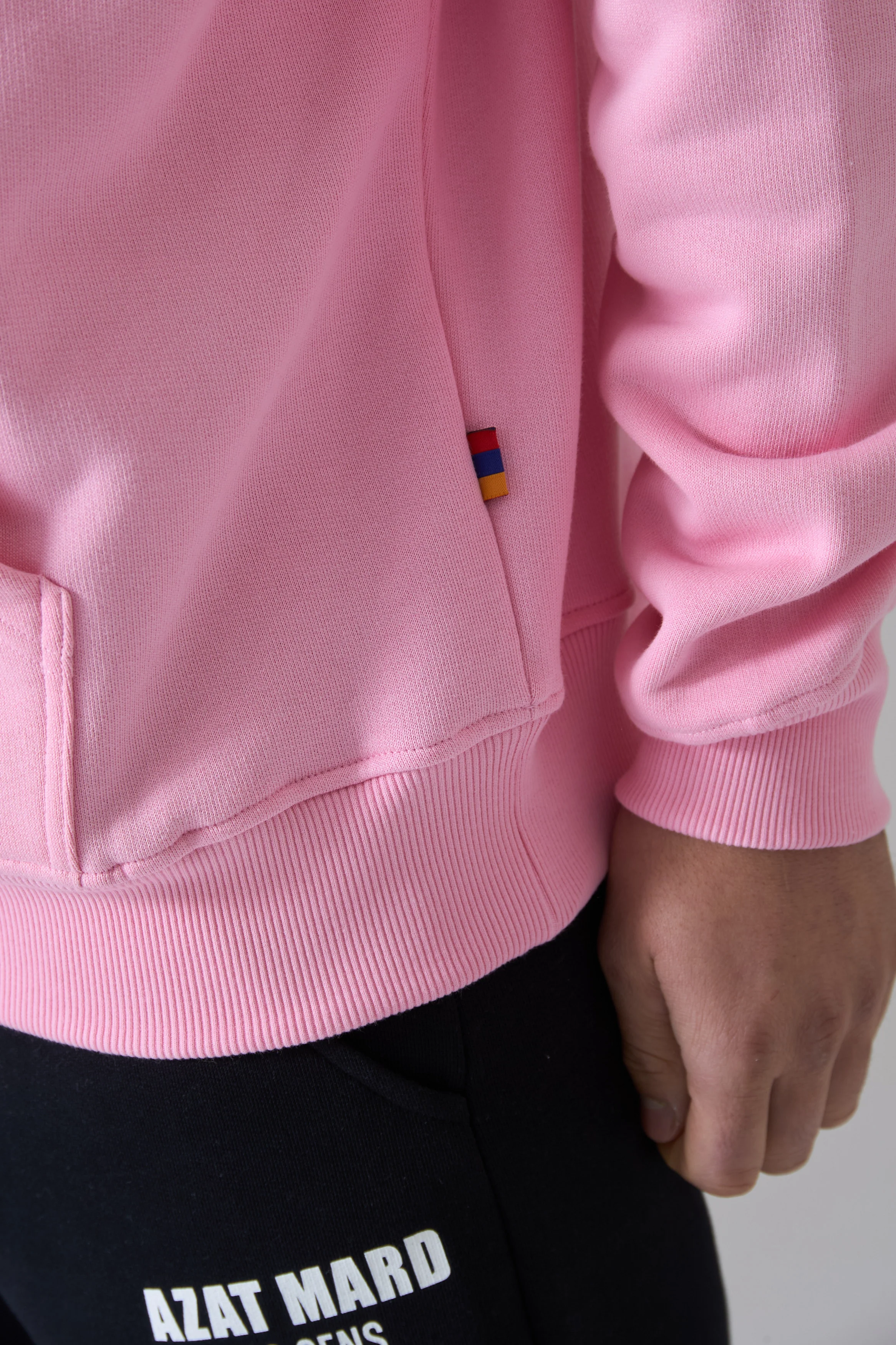 LES GENS PINK/WHITE HOODIE - Image 6
