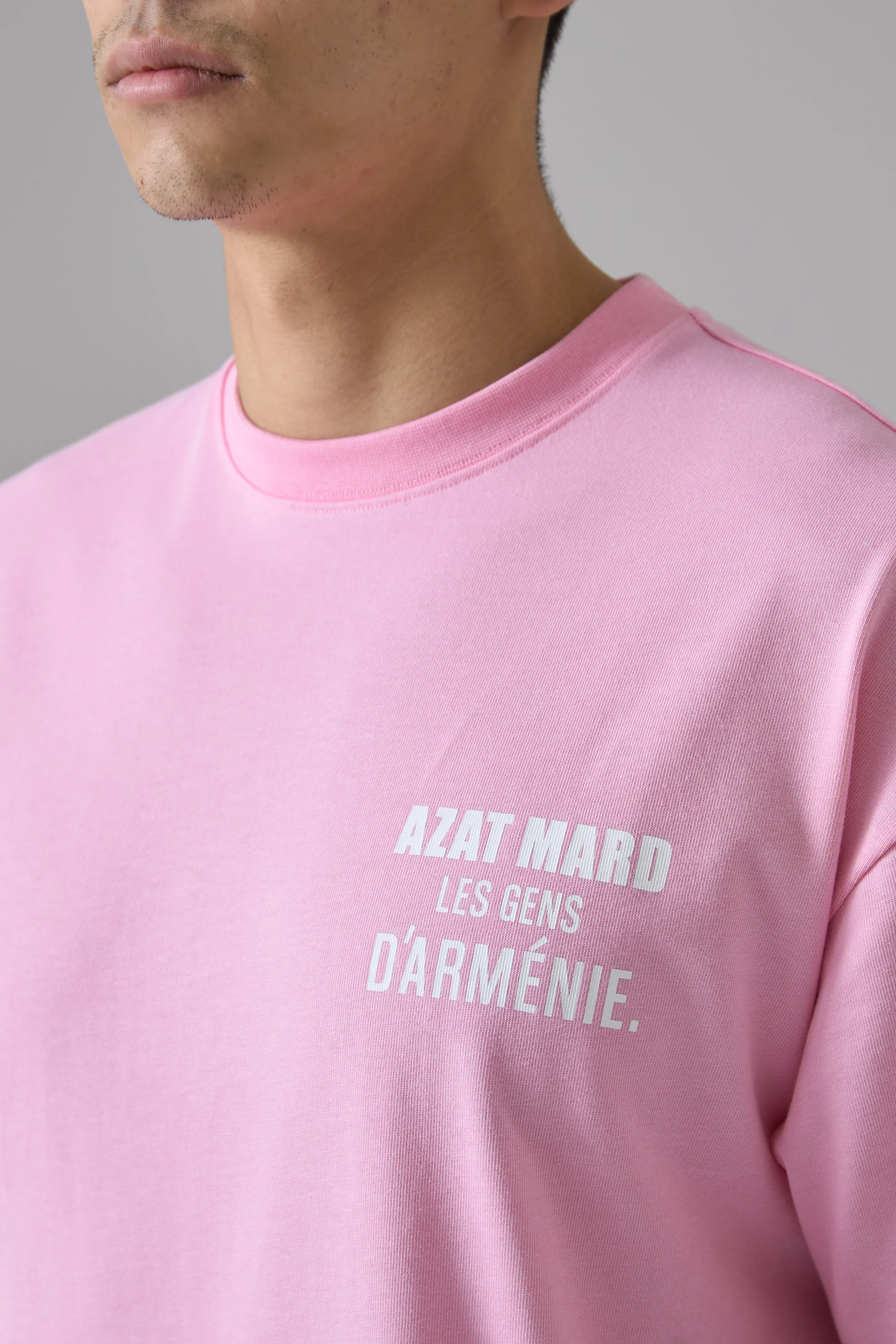 LES GENS PINK/WHITE T-SHIRT - Image 5