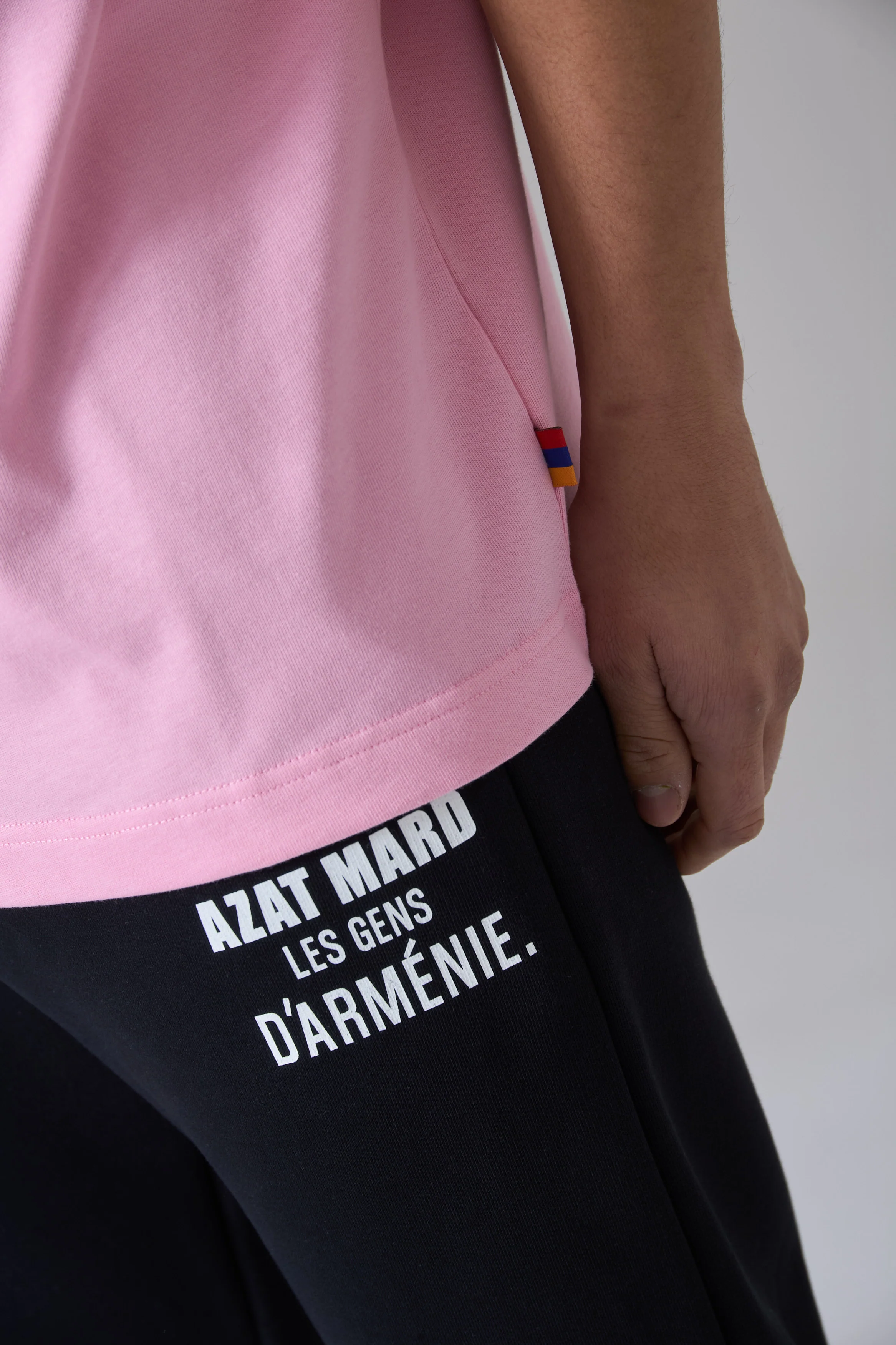 LES GENS PINK/WHITE T-SHIRT - Image 6