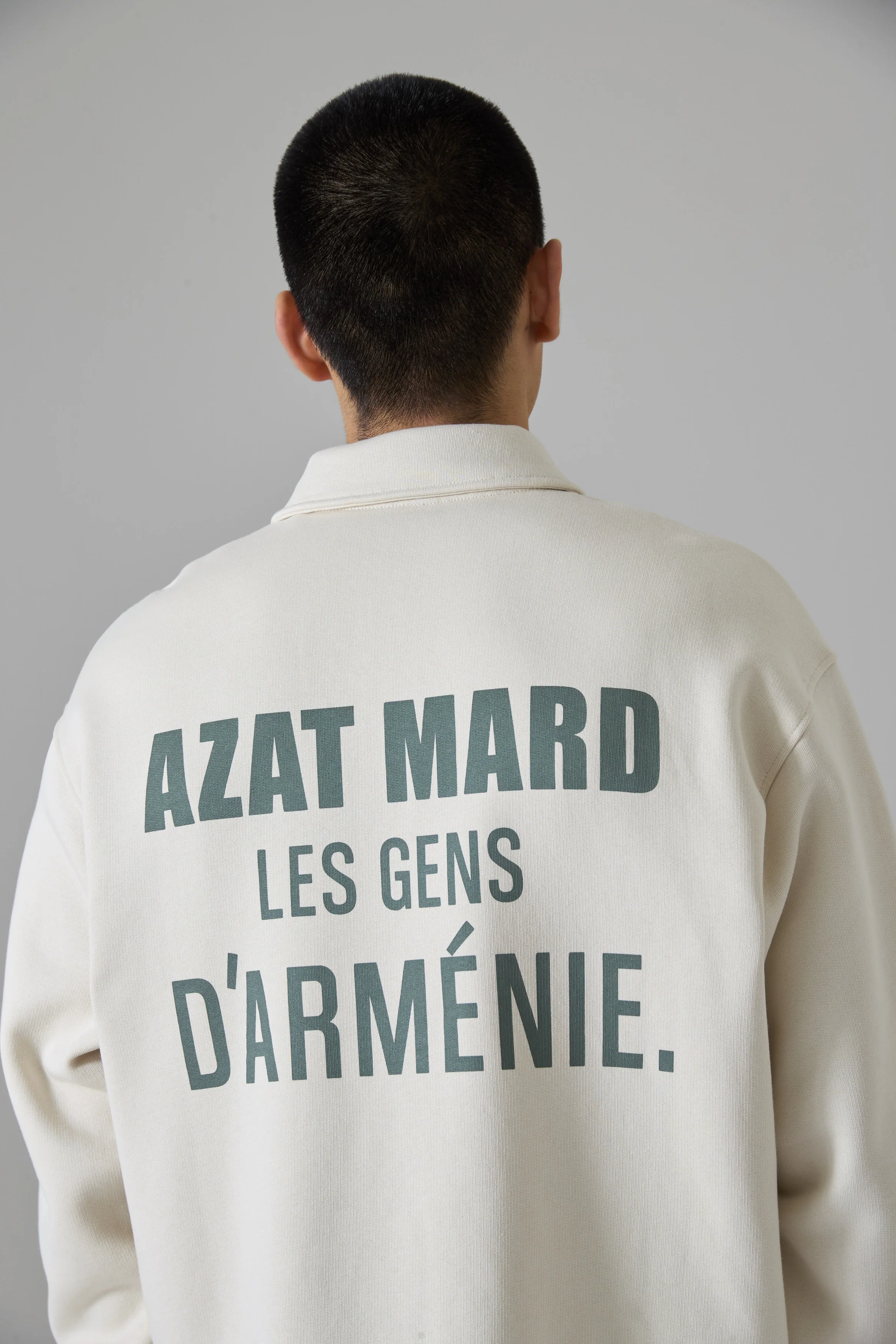 LES GENS STONE/GREEN QUARTER ZIP - Image 3