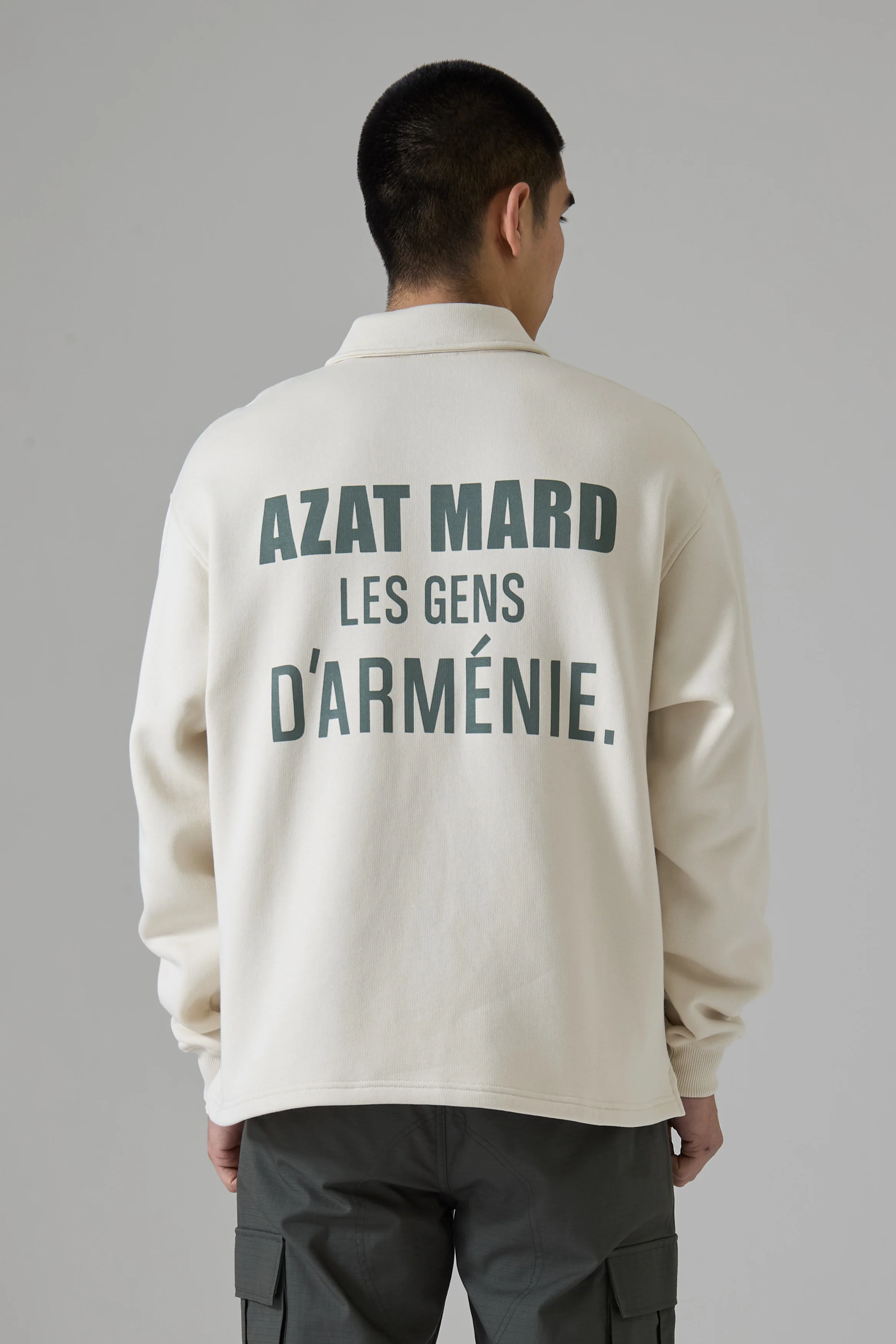 LES GENS STONE/GREEN QUARTER ZIP - Image 5