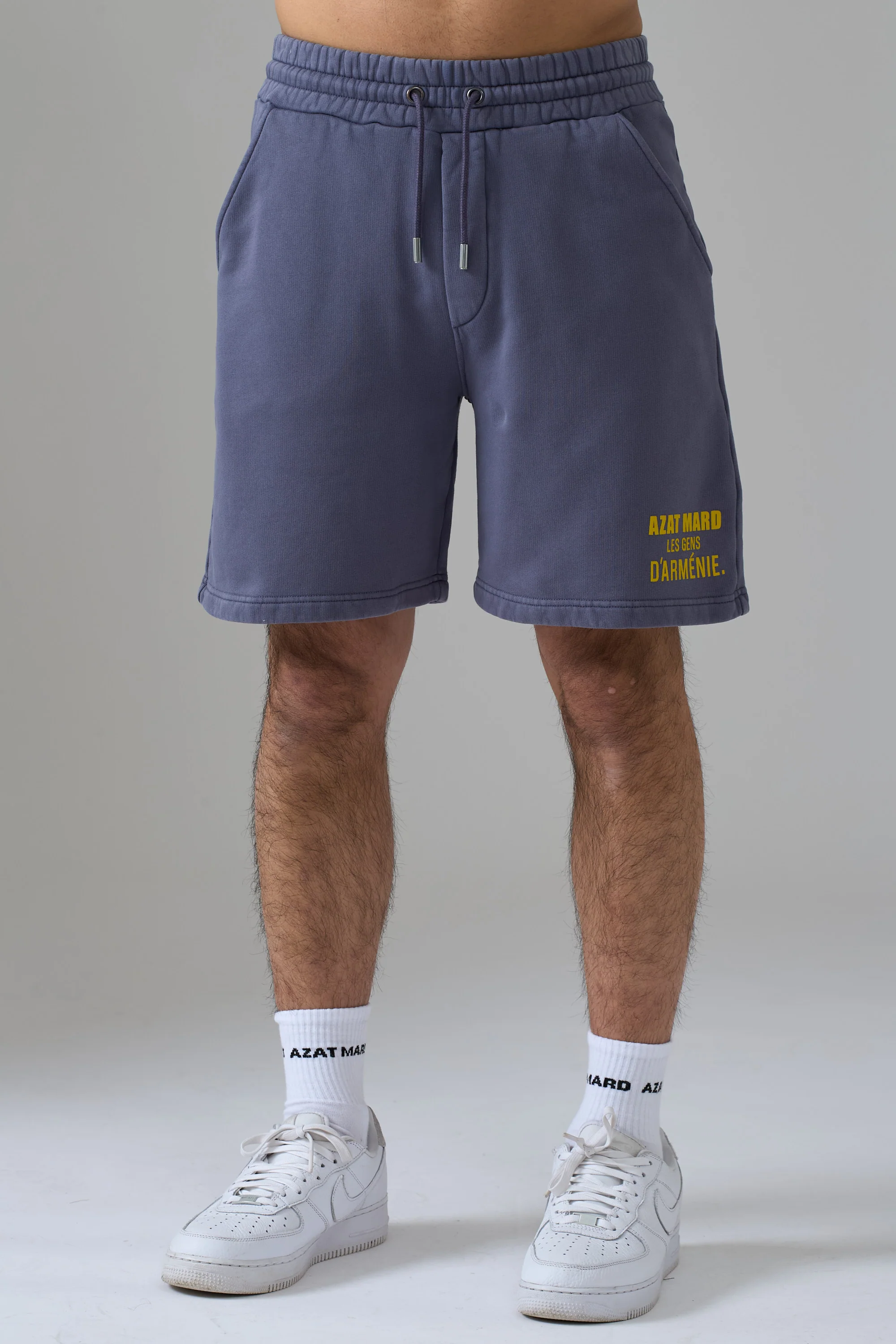 LES GENS WASHED NAVY SHORTS - Image 3