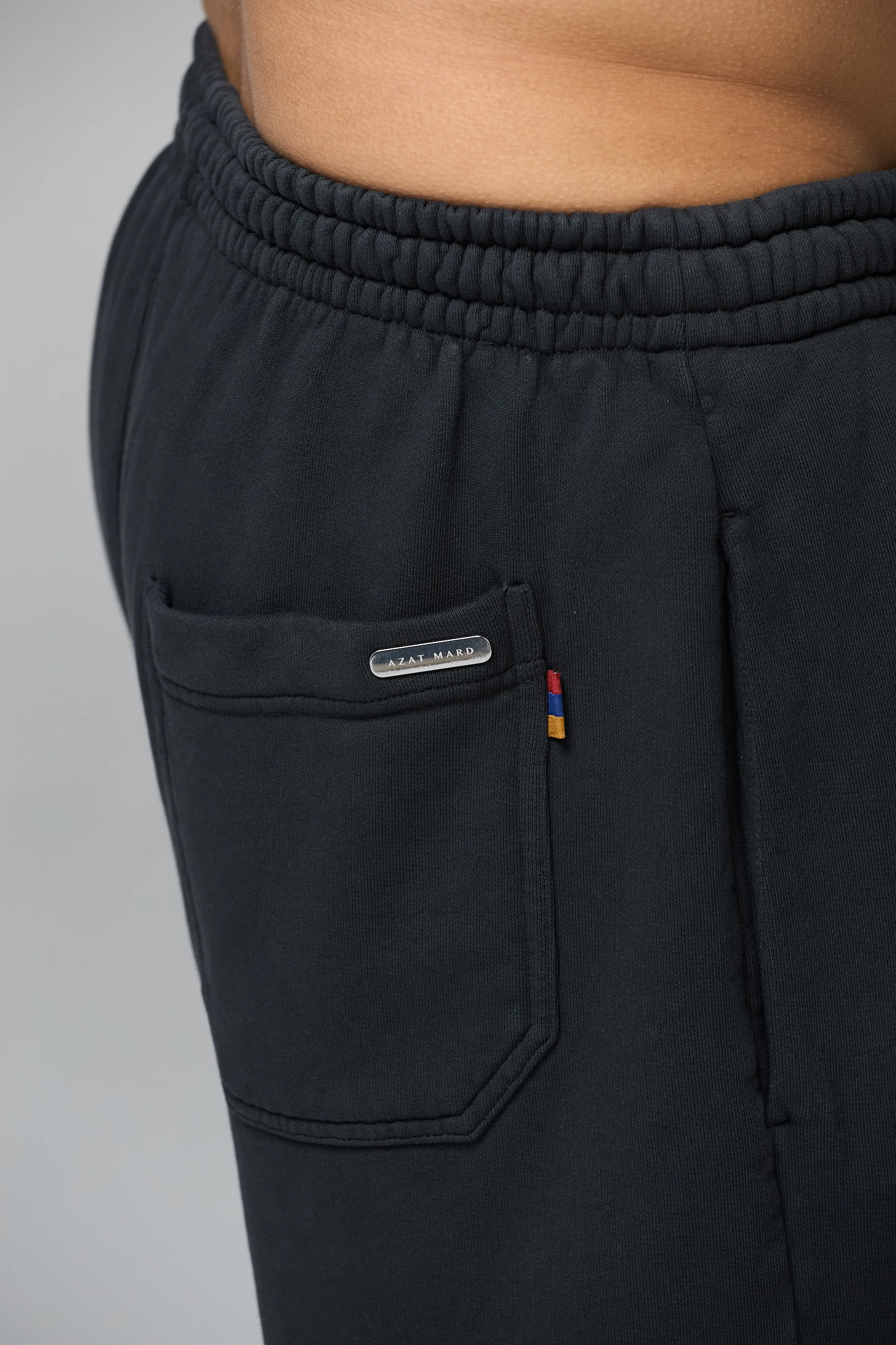 LES GENS WASHED BLACK/RED SHORTS - Image 5