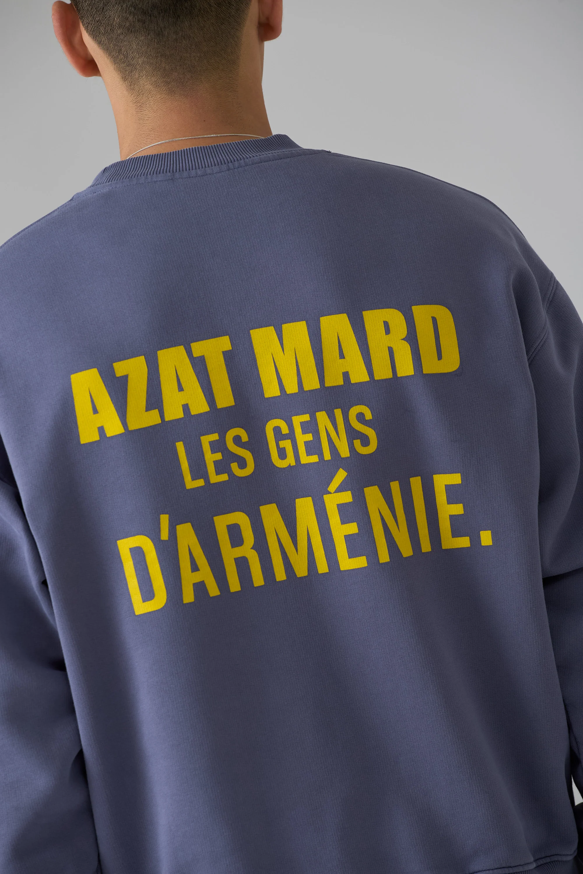 LES GENS WASHED NAVY SWEATER - Image 4