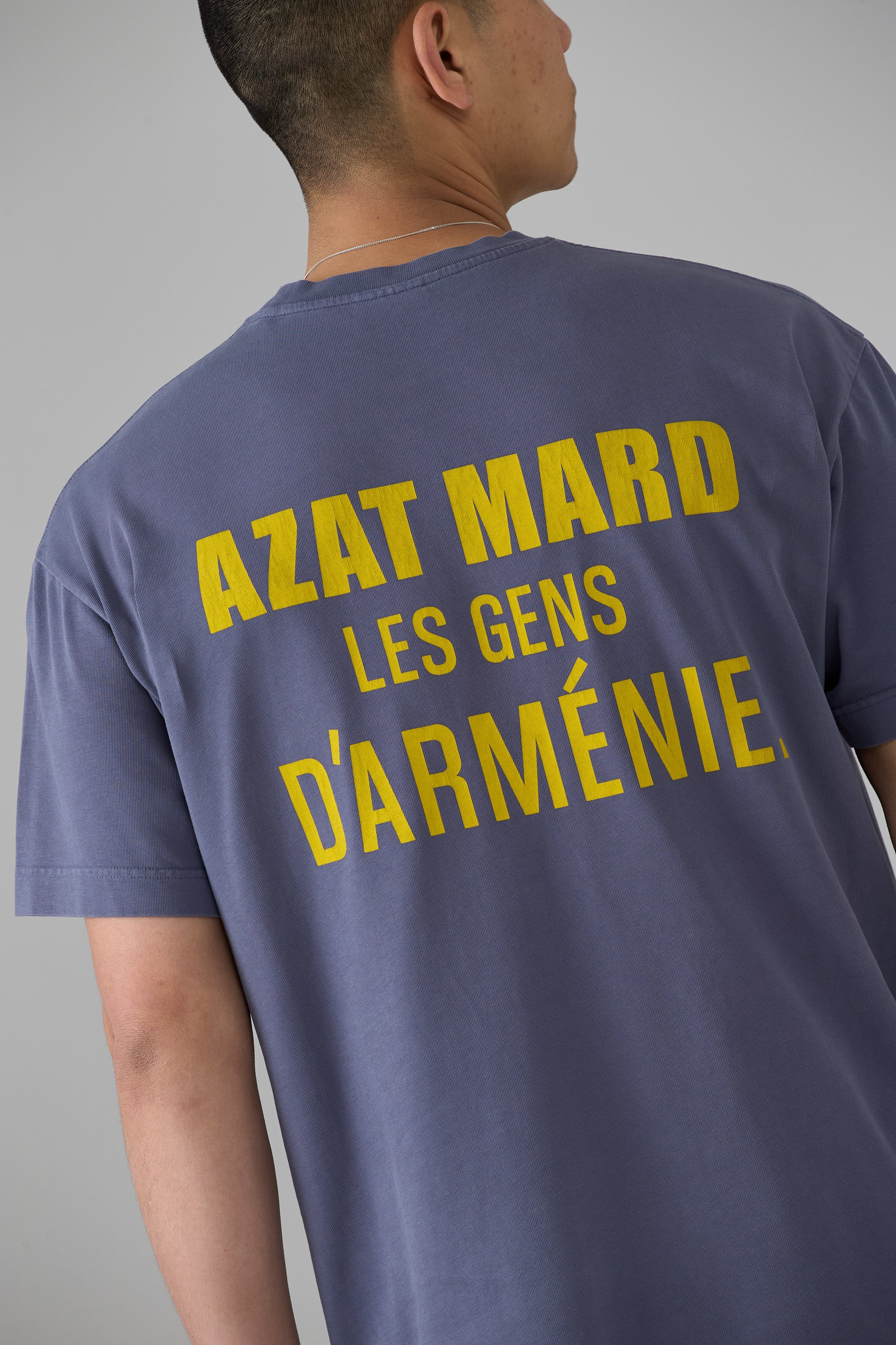 LES GENS WASHED NAVY T-SHIRT - Image 5